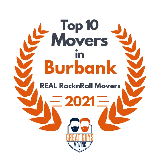 Top 10 Movers in Los Angeles, CA 2021 award