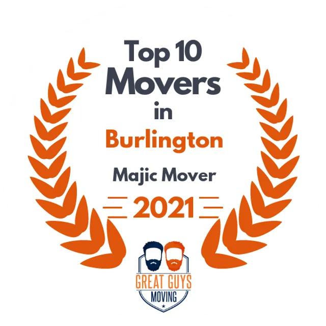 Top 10 Movers in Greensboro, NC 2021 award