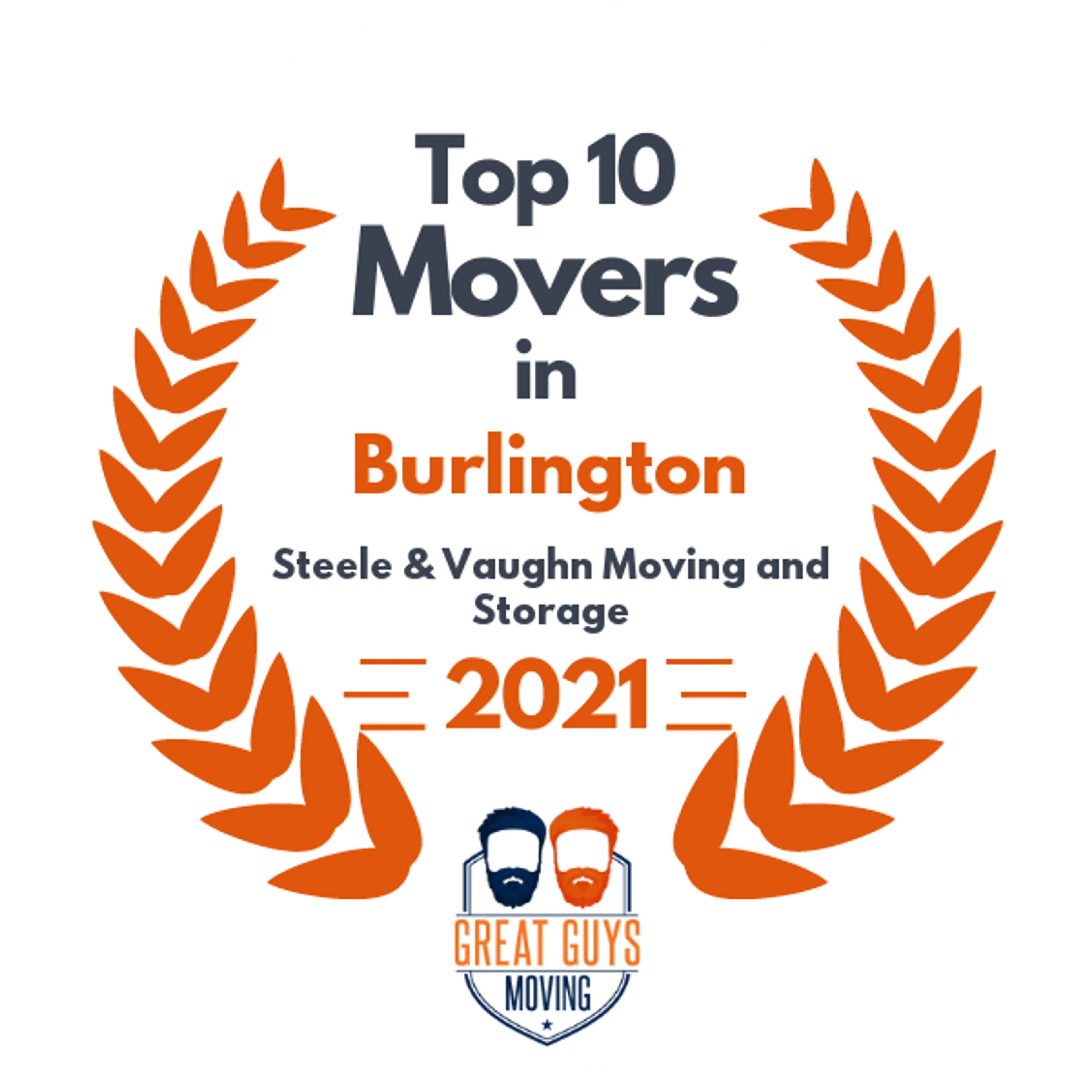 Top 10 Movers in Greensboro, NC 2021 award