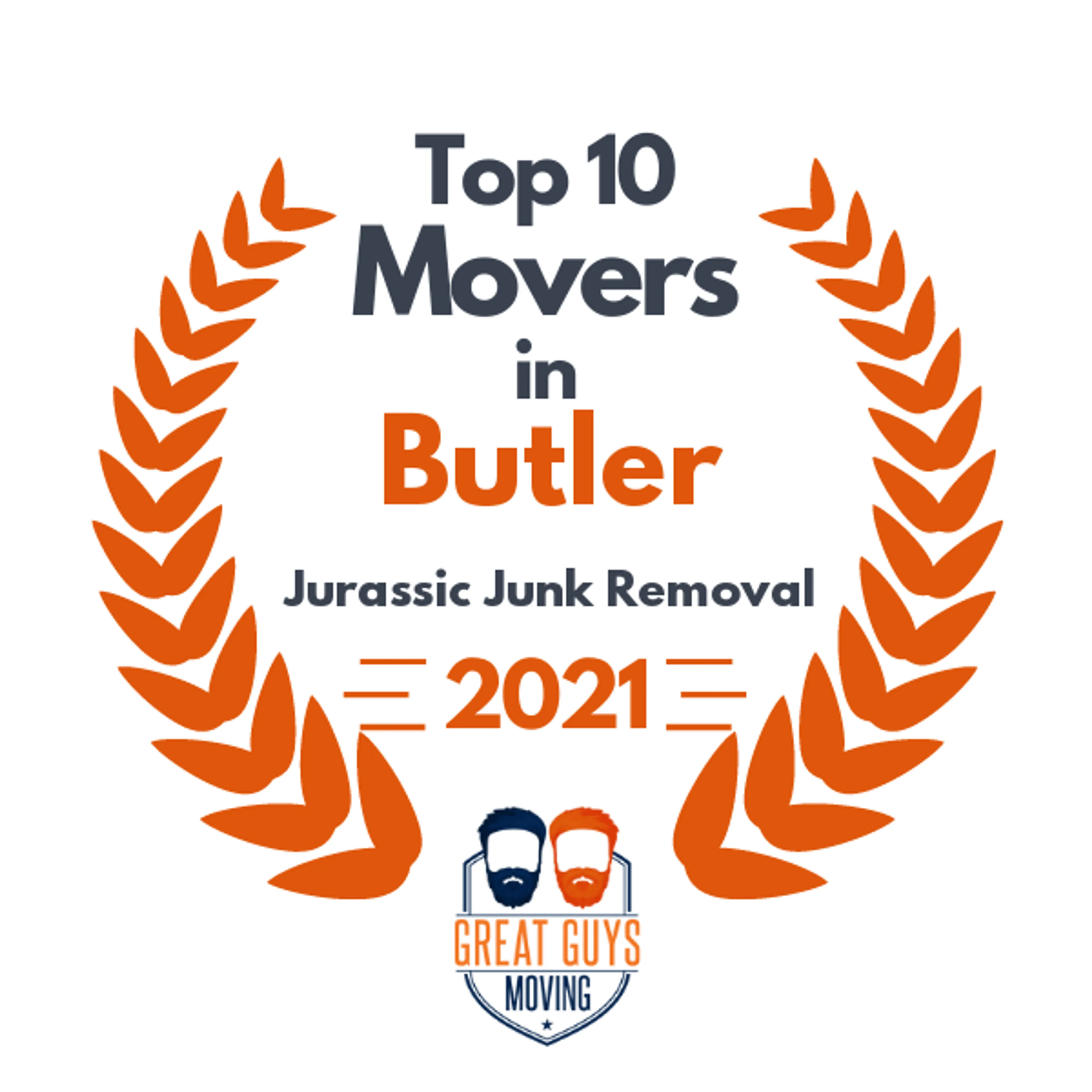 Top 10 Movers in Butler, PA 2021 award