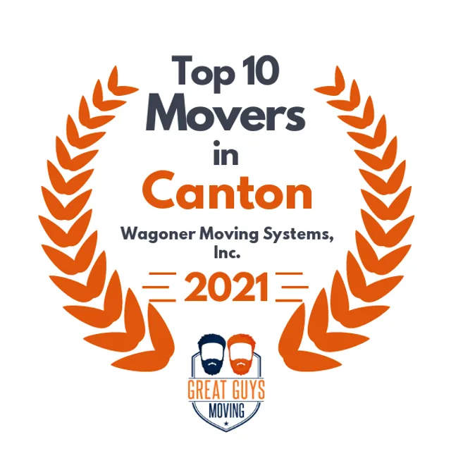 Top 10 Movers in Canton, OH 2021 award