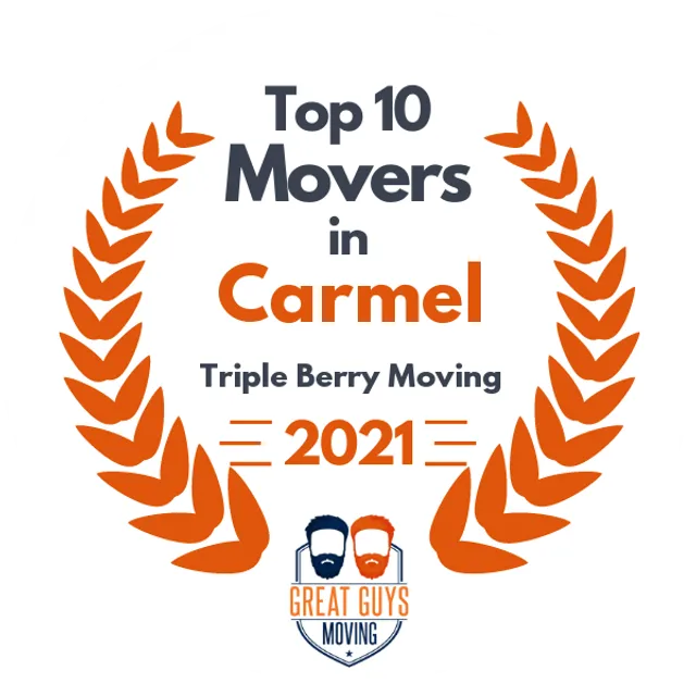 Top 10 Movers in Carmel, IN 2021 award