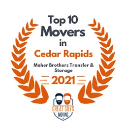 top 10 ranked movers in cedar rapids 2021 maher brothers transfer storage image