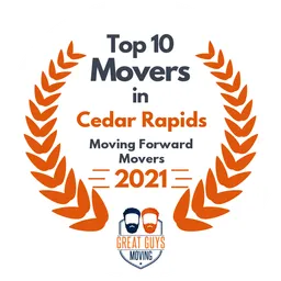 top 10 ranked movers in cedar rapids 2021 moving forward movers image