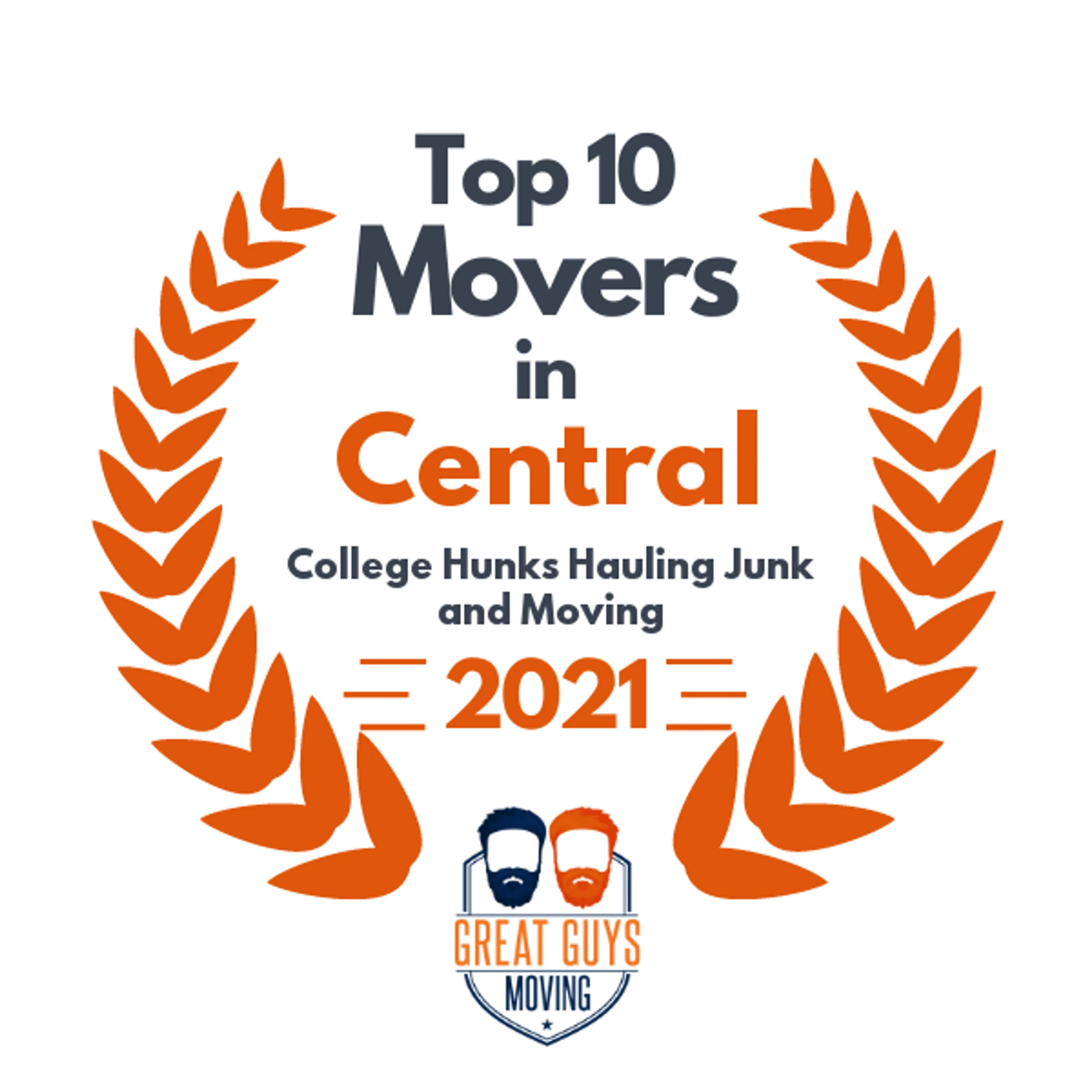Top 10 Movers in Baton Rouge, LA 2021 award