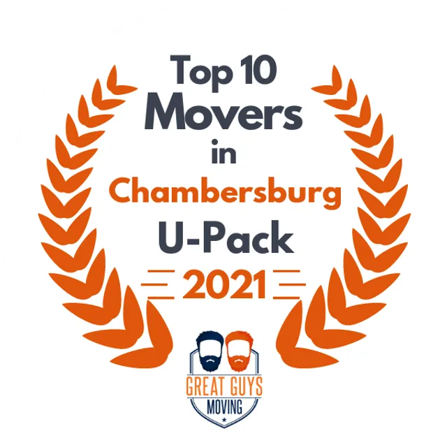 Top 10 Movers in Frederick, MD 2021 award