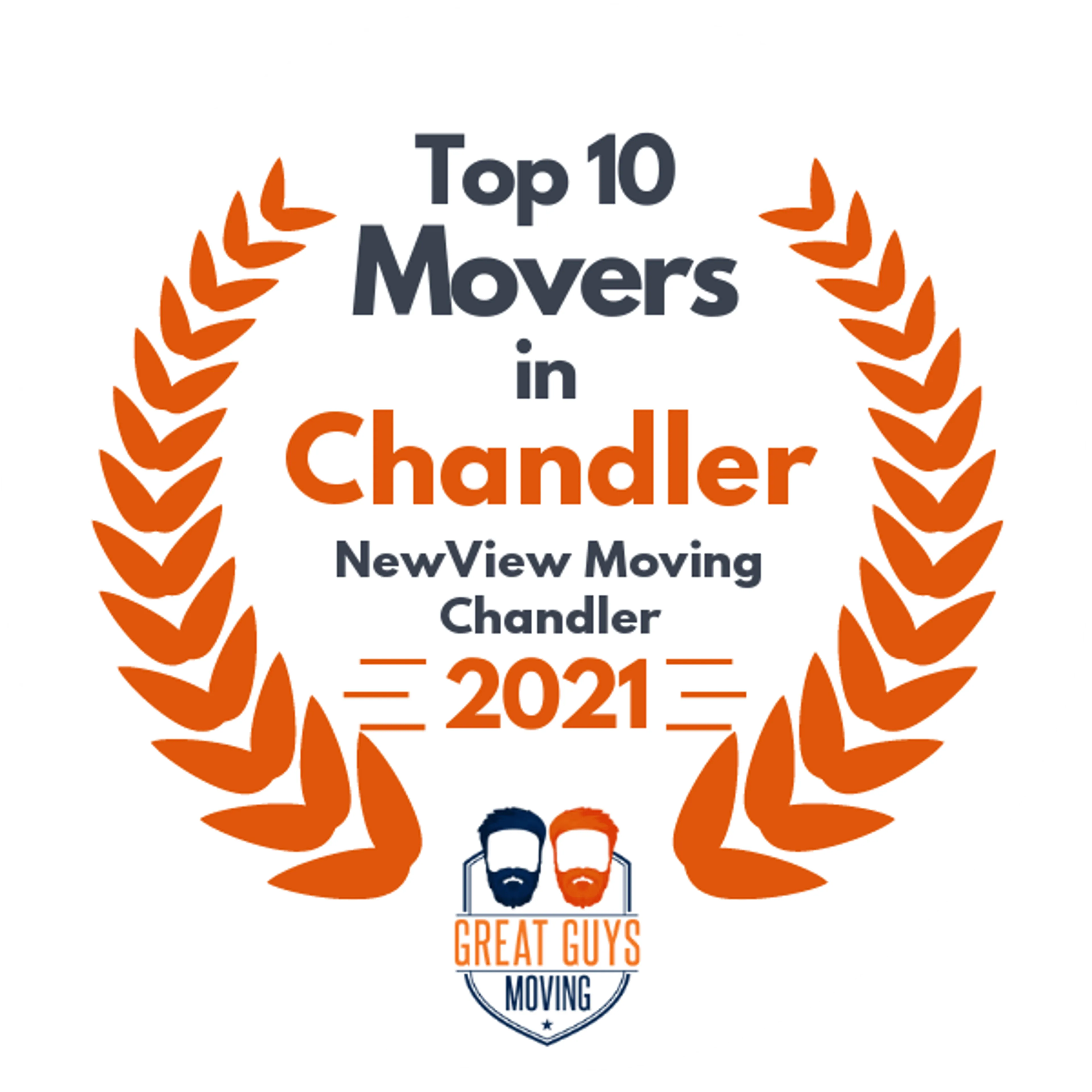 Top 10 Movers in Mesa, AZ 2021 award