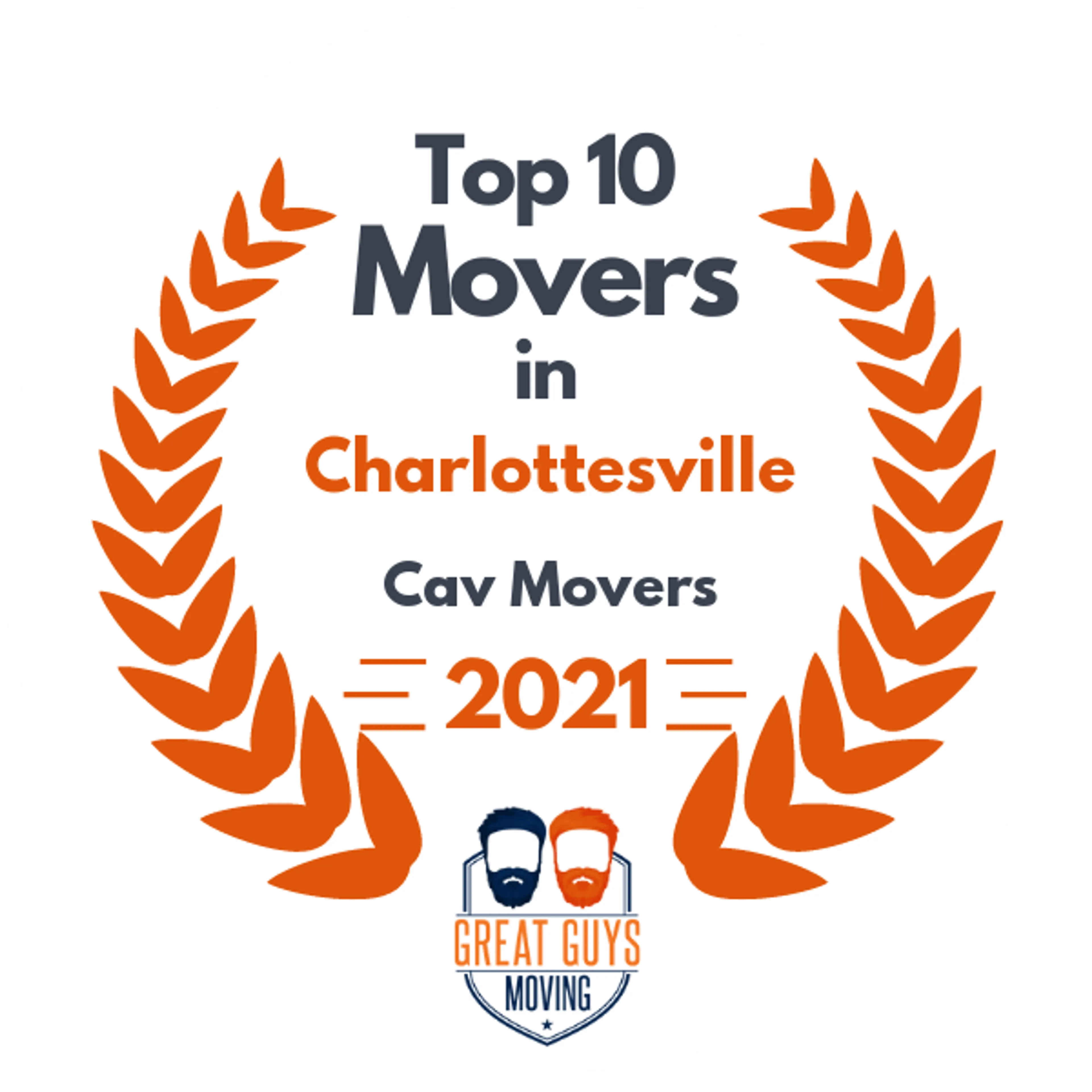 Top 10 Movers in Lynchburg, VA 2021 award