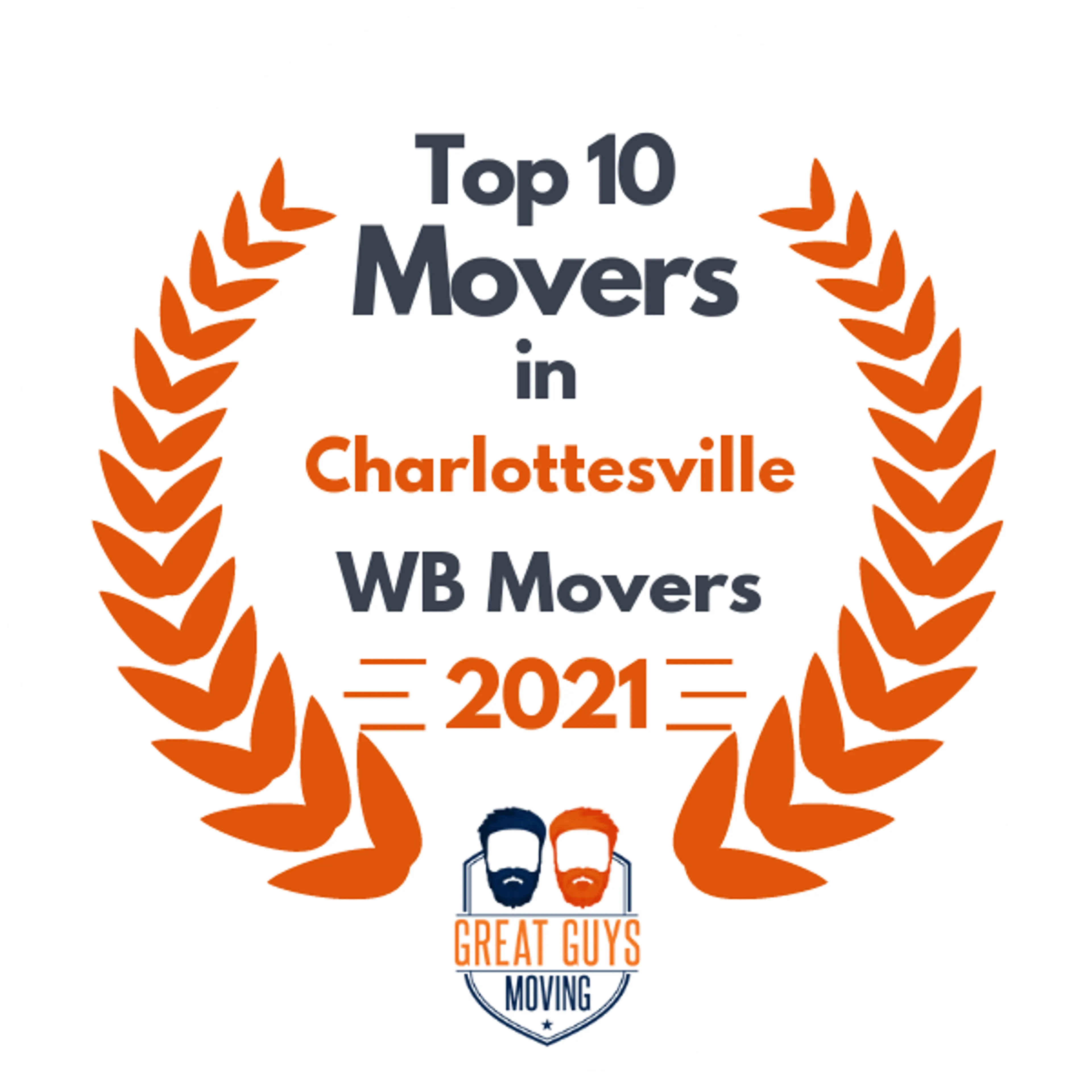 Top 10 Movers in Lynchburg, VA 2021 award