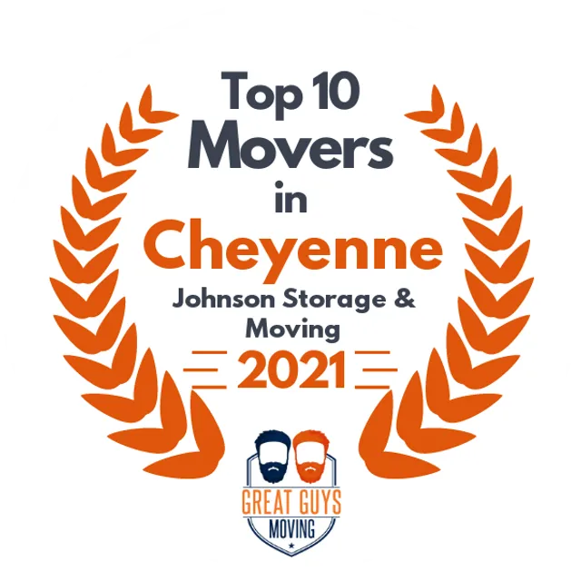 Top 10 Movers in Cheyenne, WY 2021 award