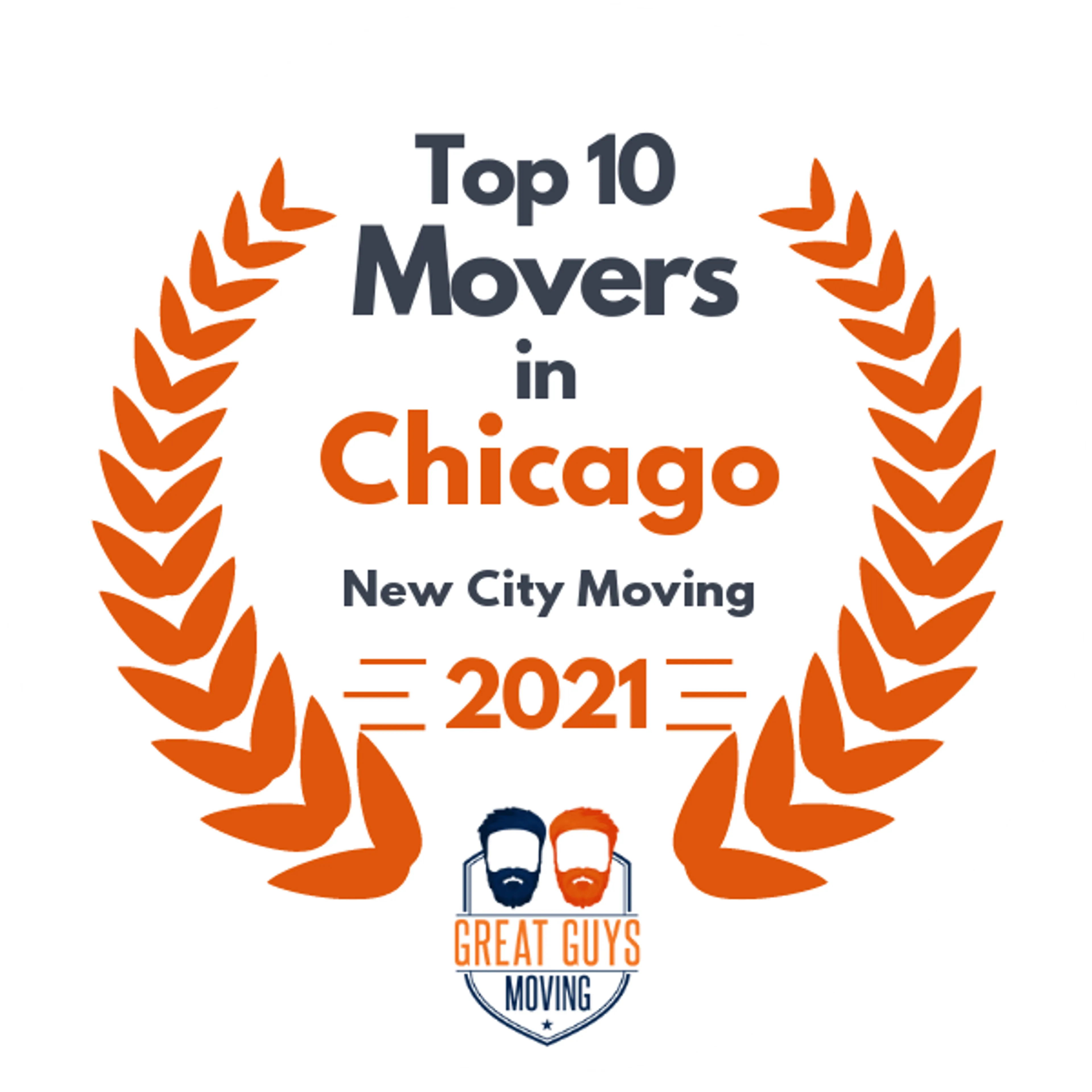 Top 10 Movers in Chicago, IL 2021 award