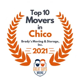 top 10 ranked movers in chico 2021 bradys moving storage inc image