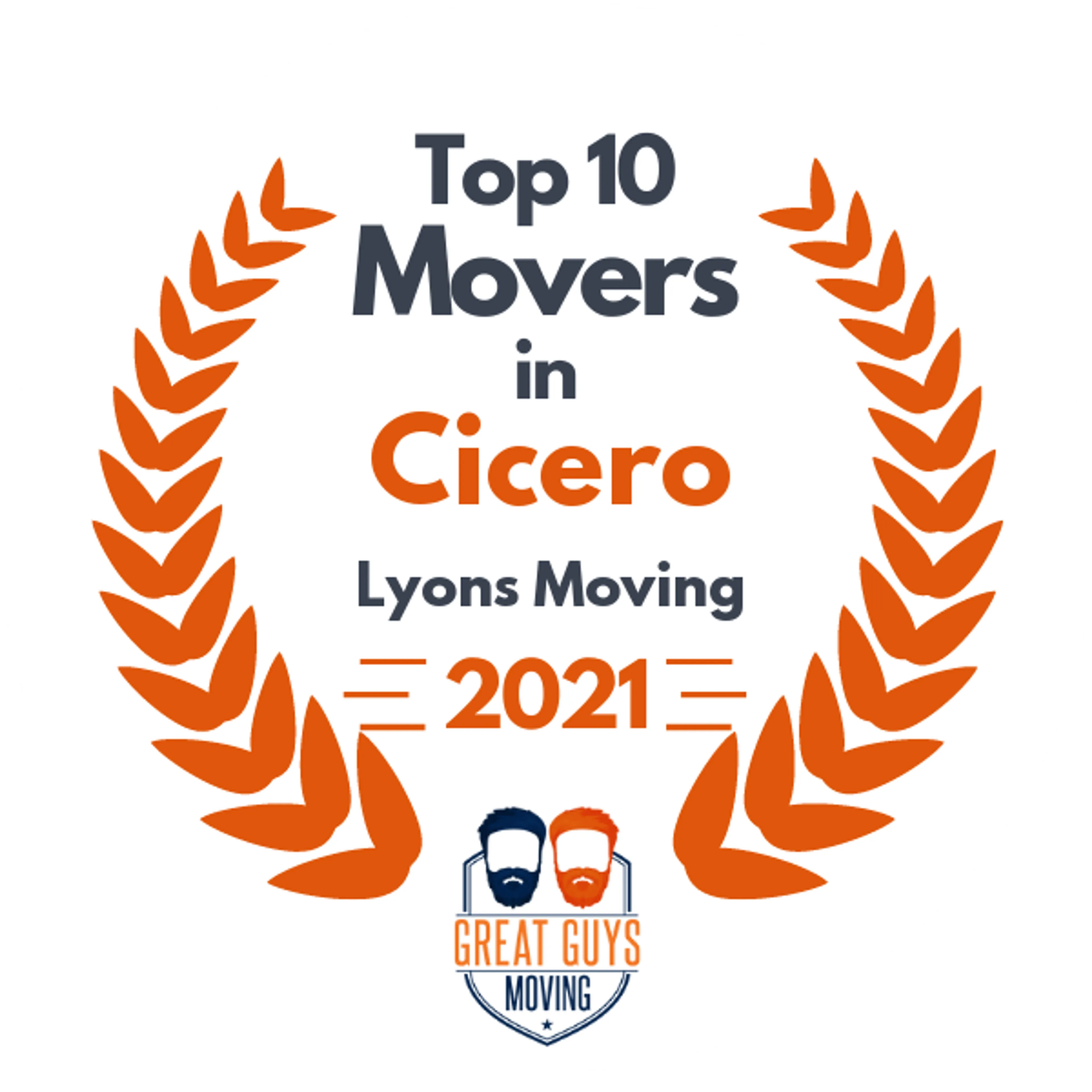 Top 10 Movers in Chicago, IL 2021 award