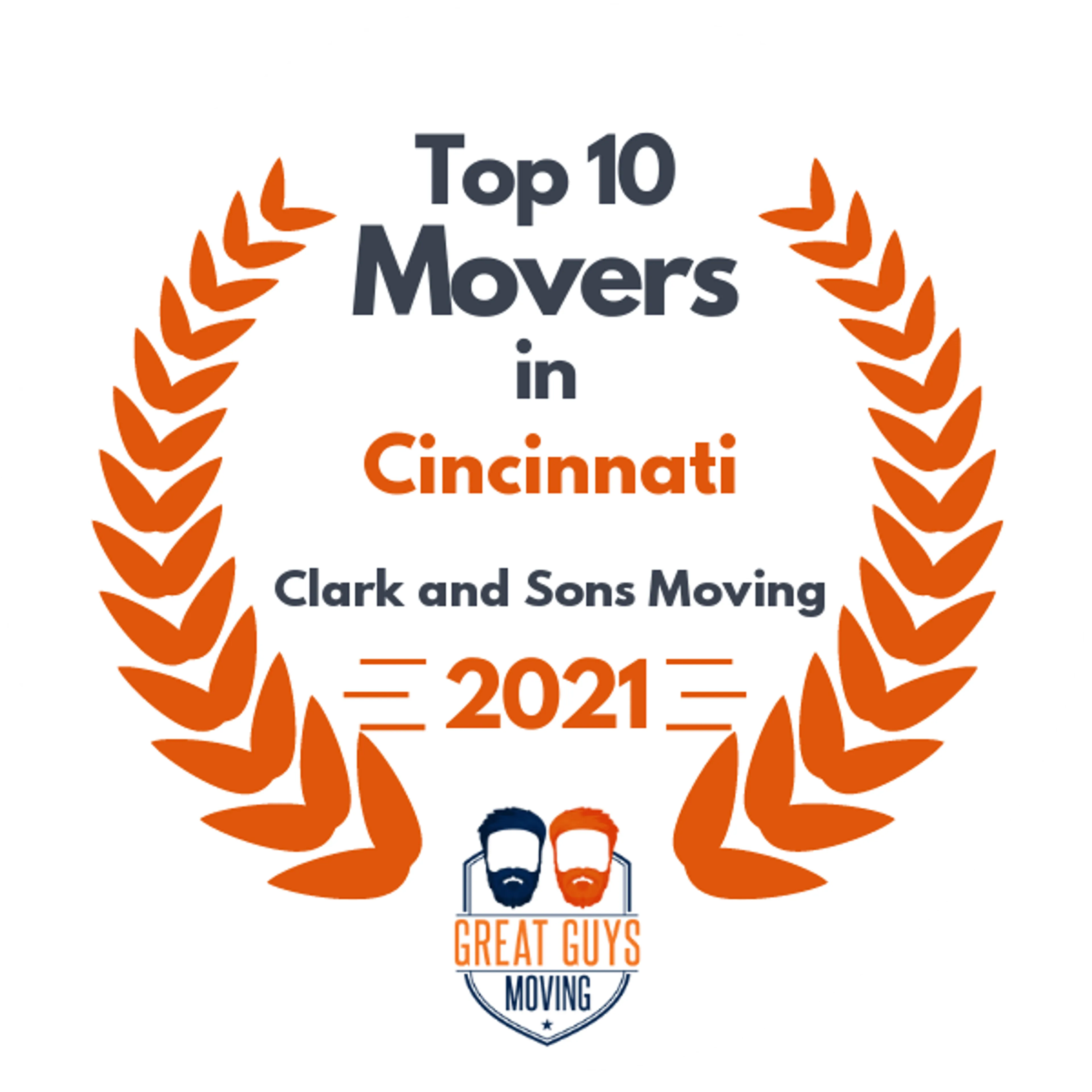 Top 10 Movers in Lexington, KY 2021 award