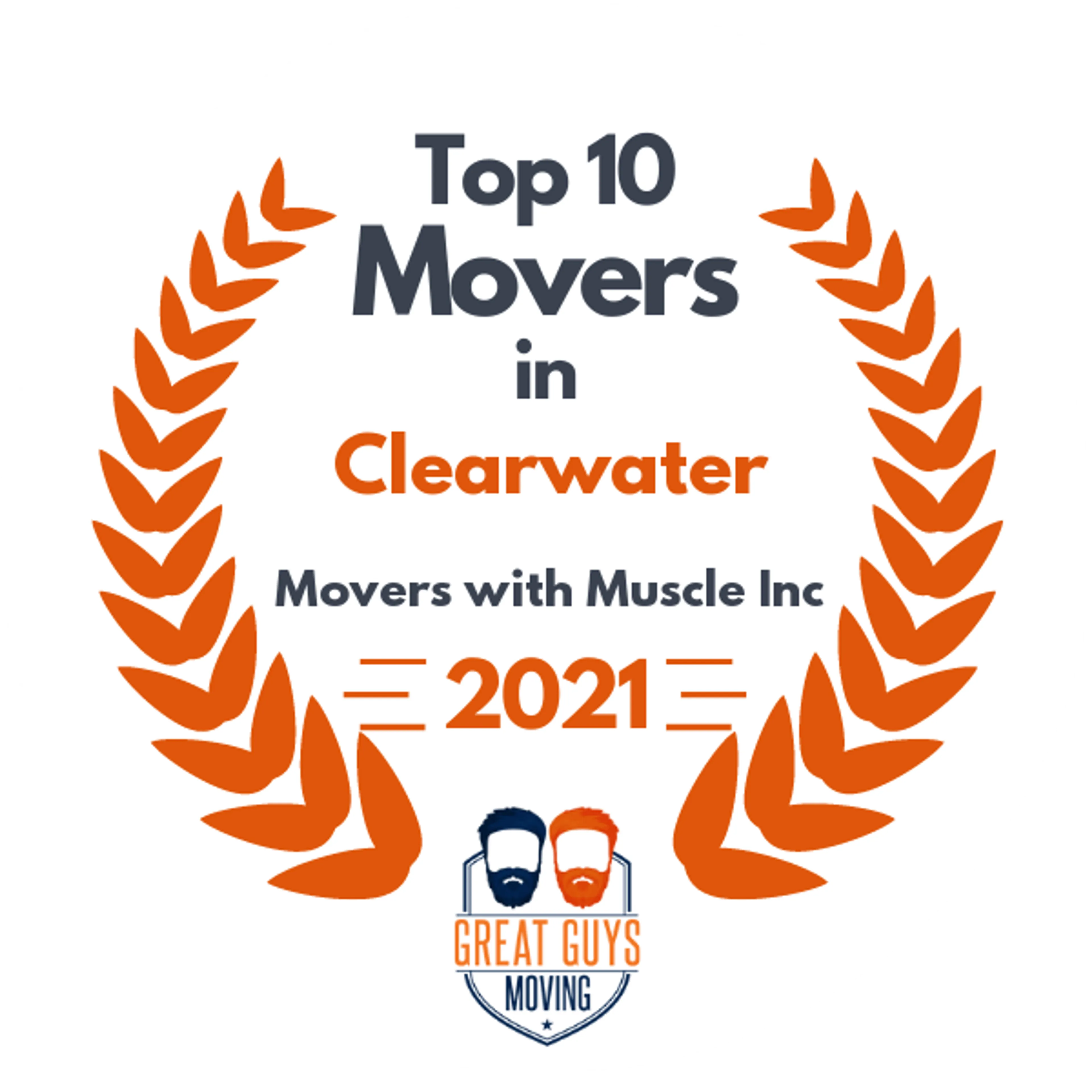 Top 10 Movers in St. Petersburg, FL 2021 award