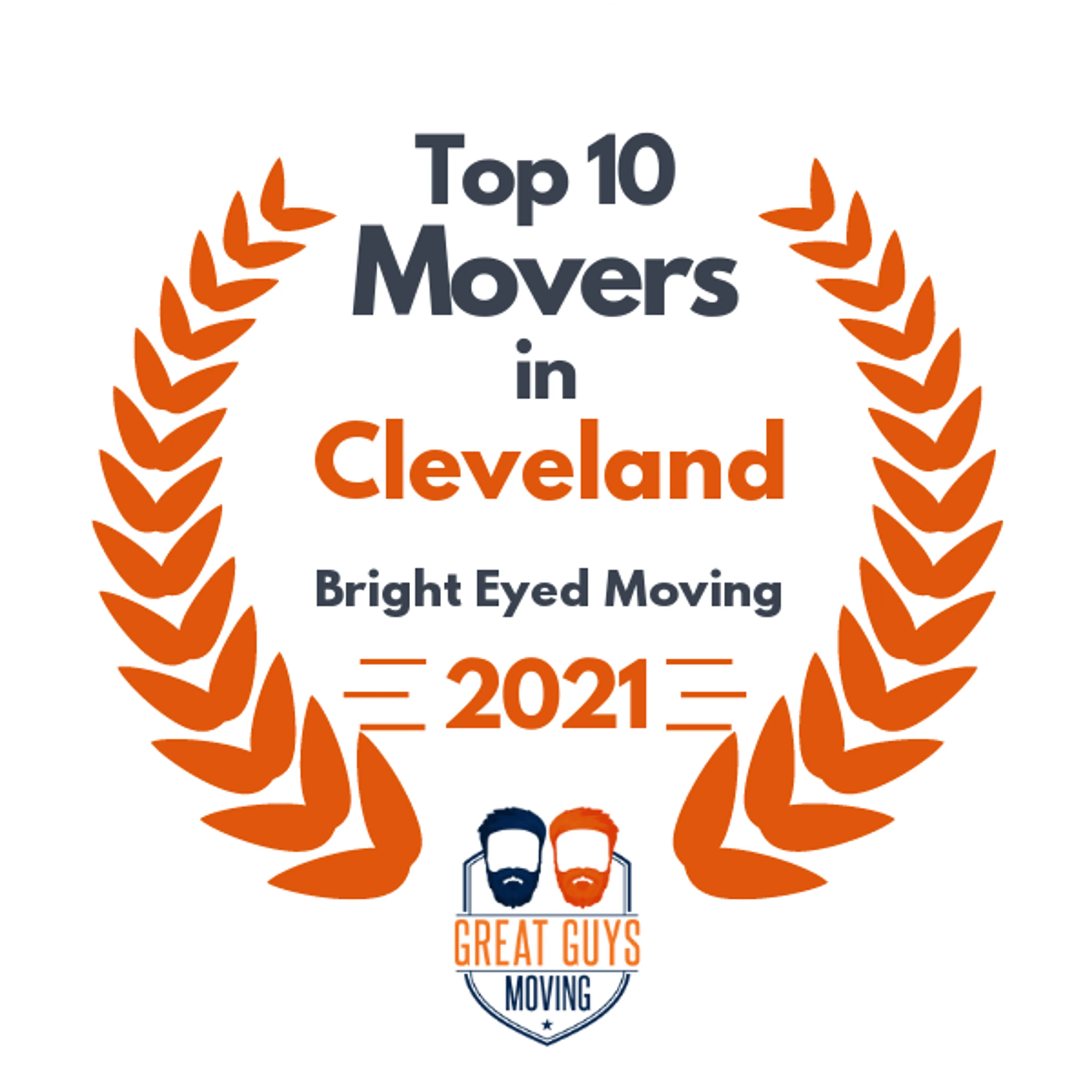 Top 10 Movers in Cleveland, OH 2021 award