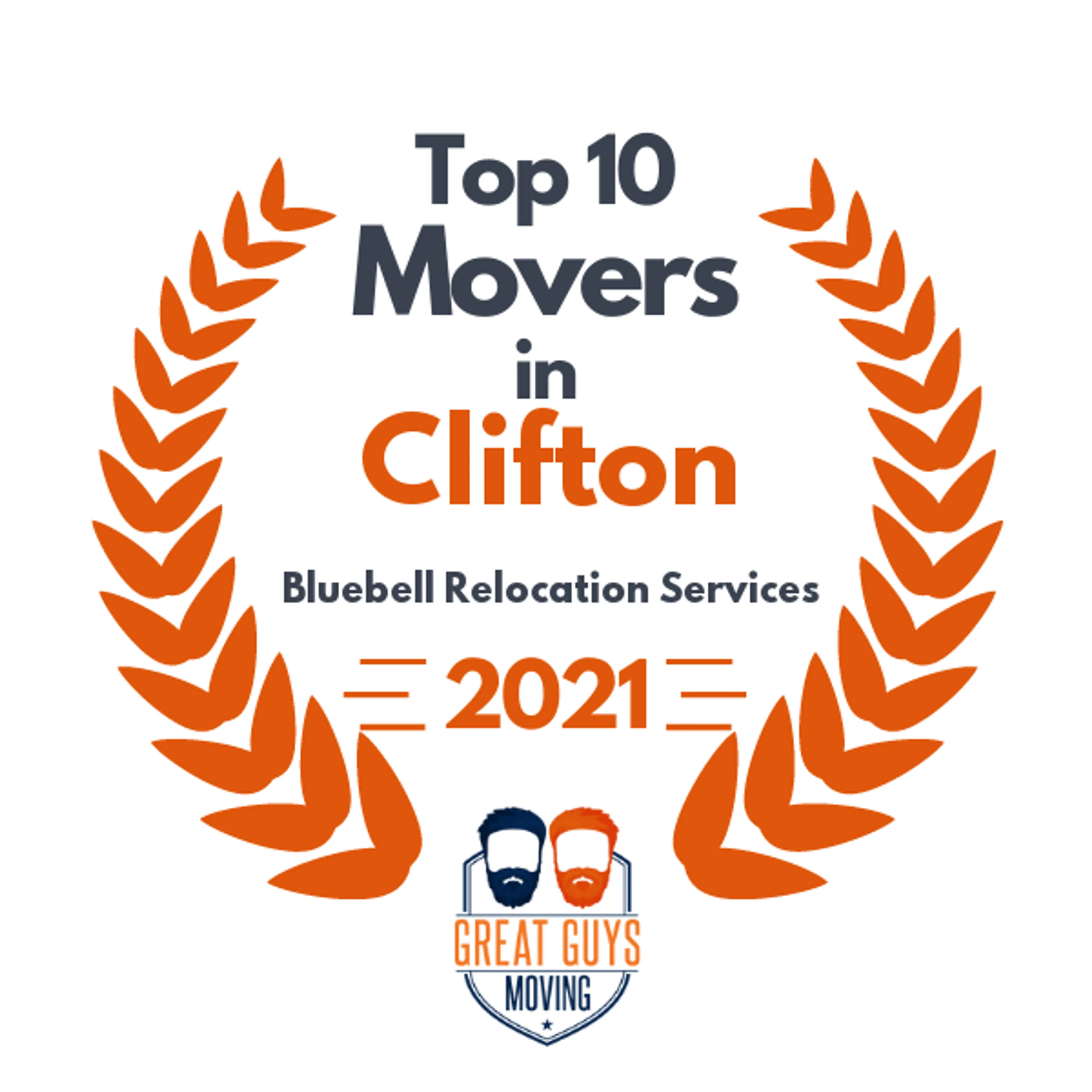 Top 10 Movers in Newark, NJ 2021 award