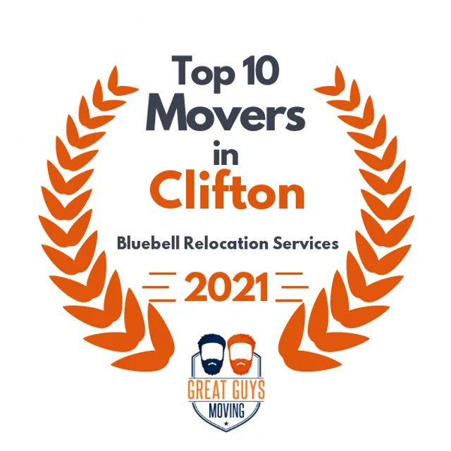 Top 10 Movers in Newark, NJ 2021 award