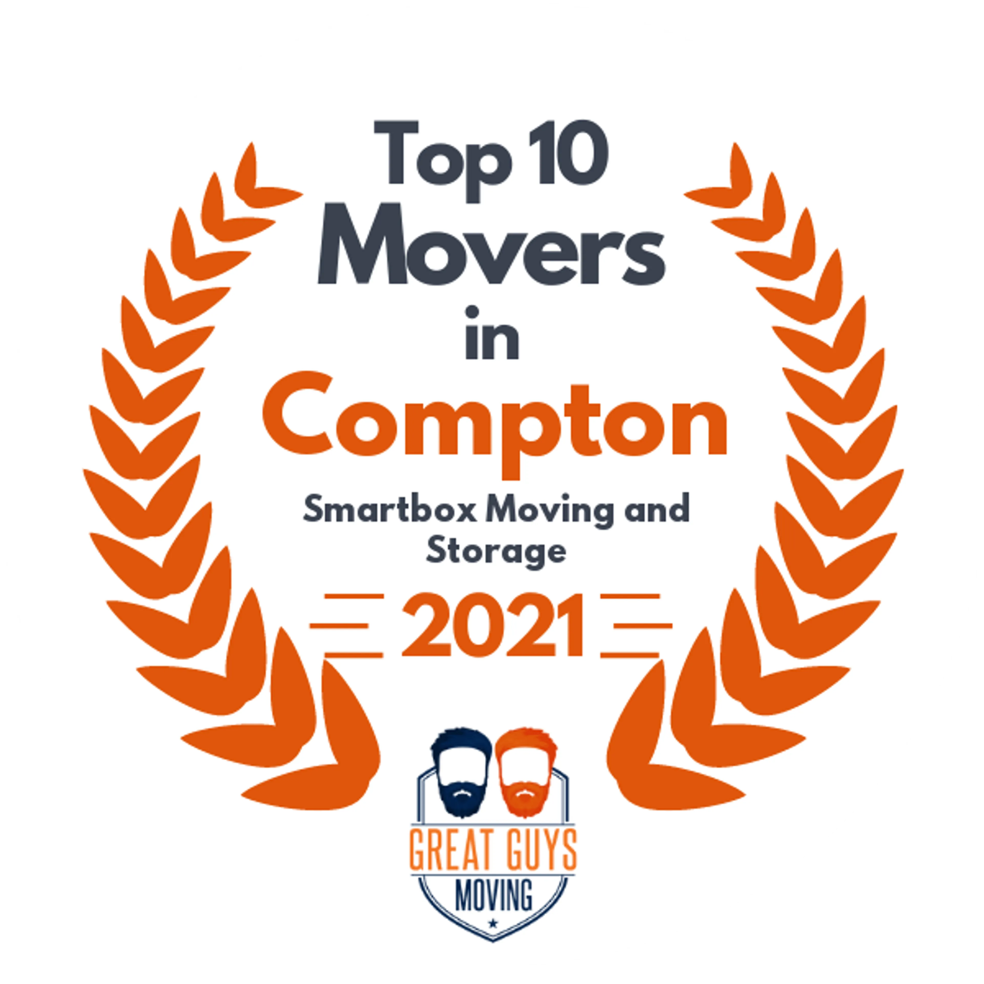 Top 10 Movers in Long Beach, CA 2021 award