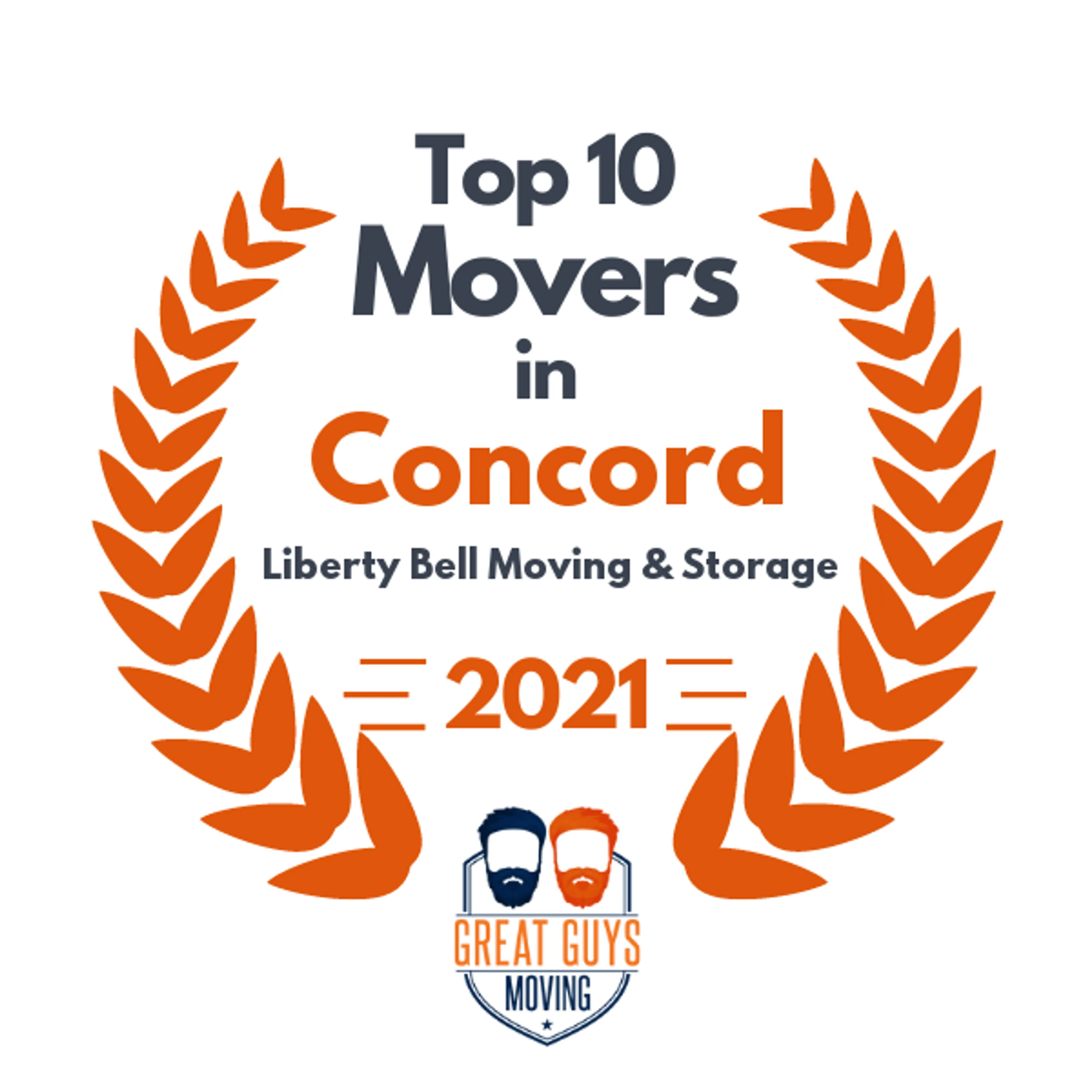 Top 10 Movers in Manchester, NH 2021 award