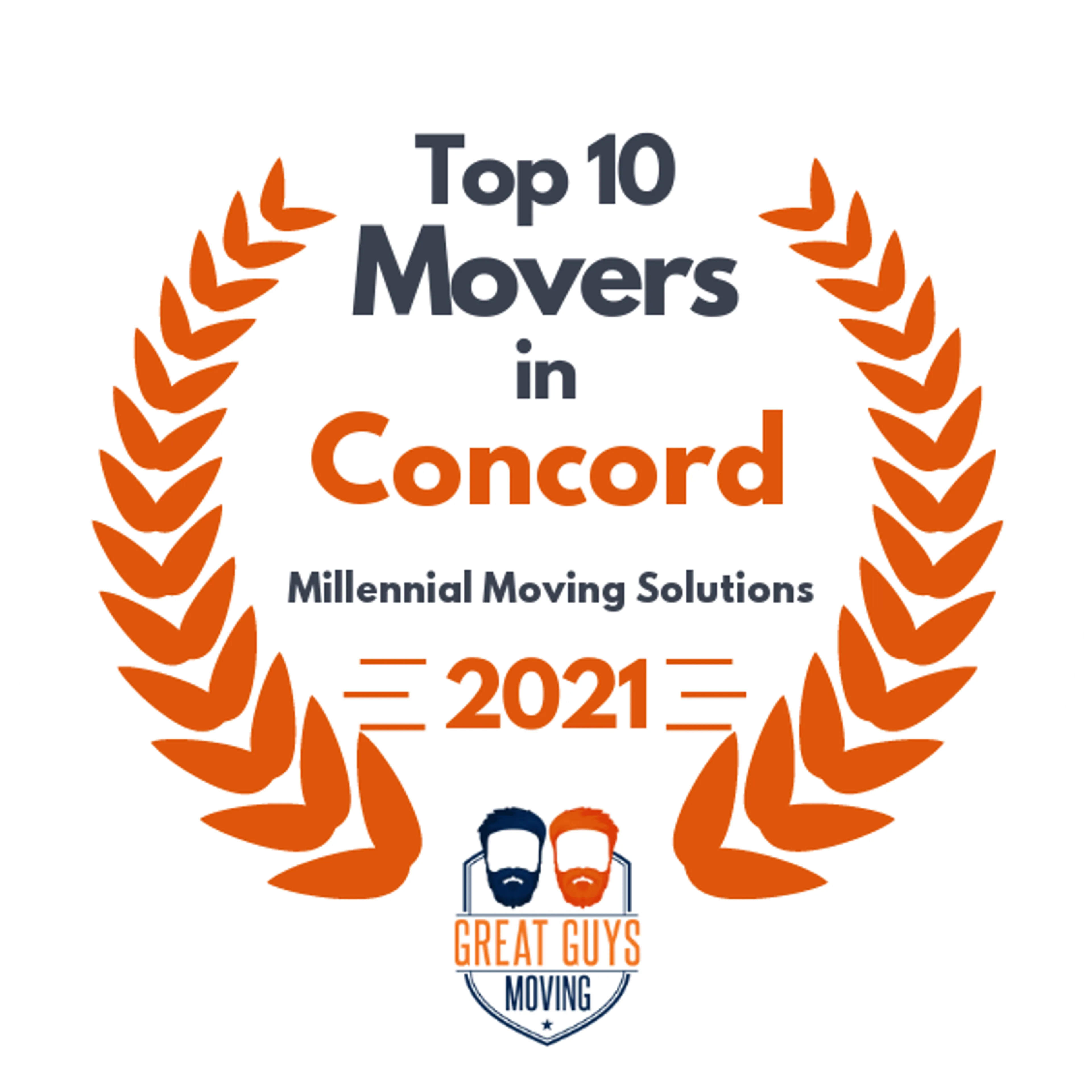 Top 10 Movers in Manchester, NH 2021 award