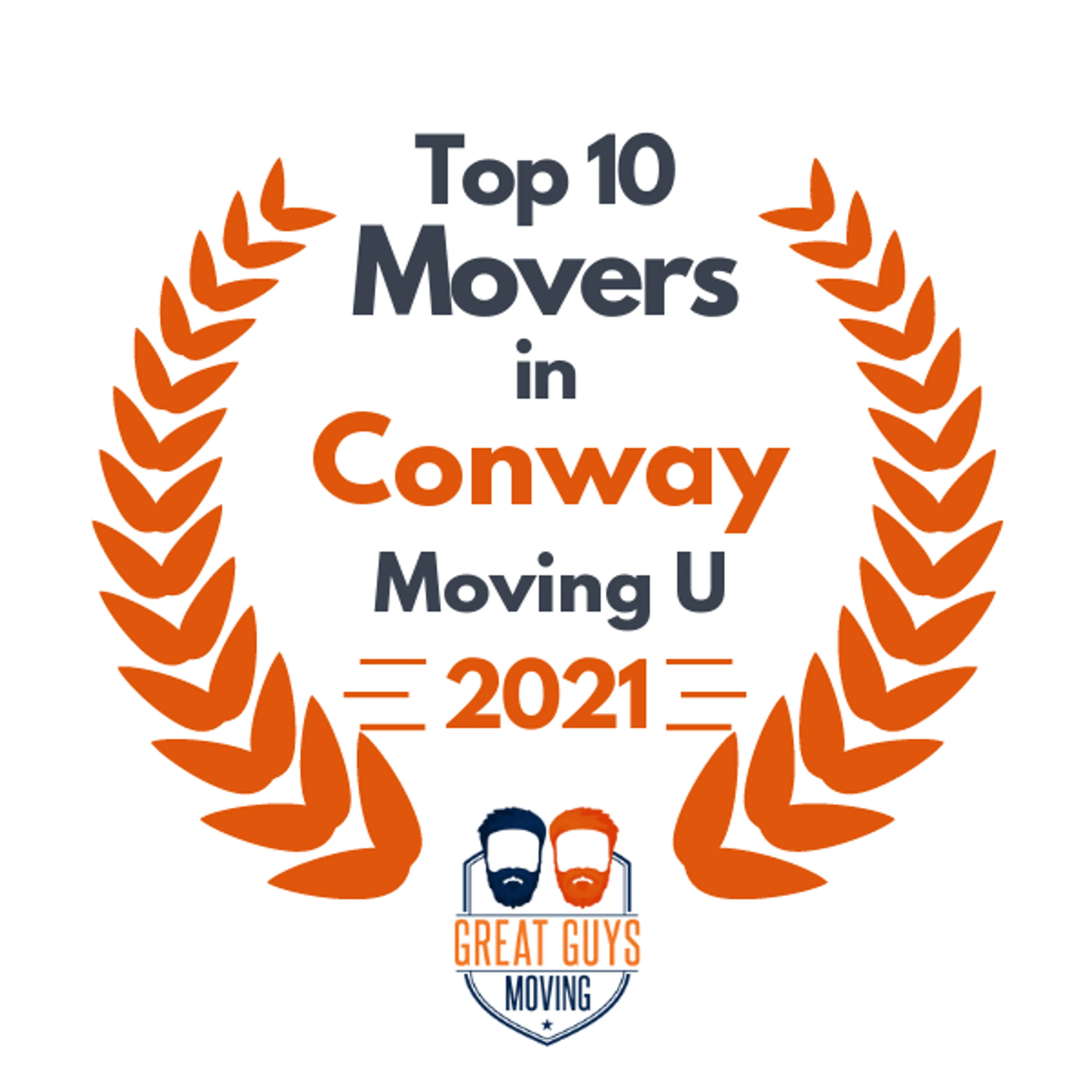 Top 10 Movers in Little Rock, AR 2021 award