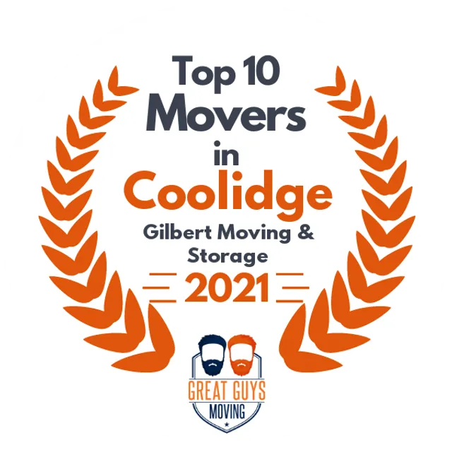 Top 10 Movers in Mesa, AZ 2021 award