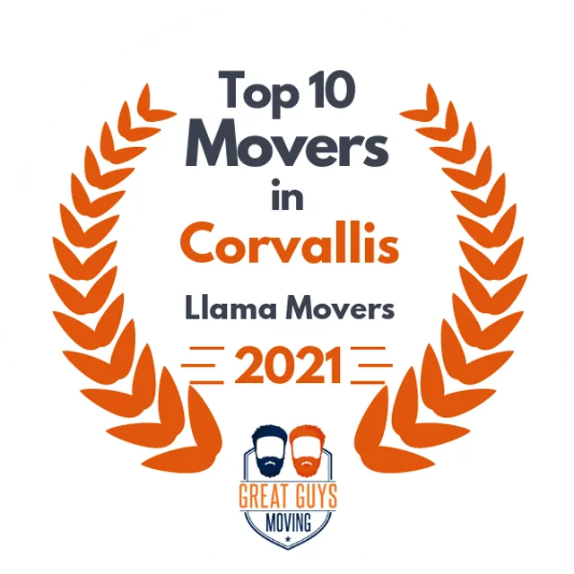 Top 10 Movers in Salem, OR 2021 award