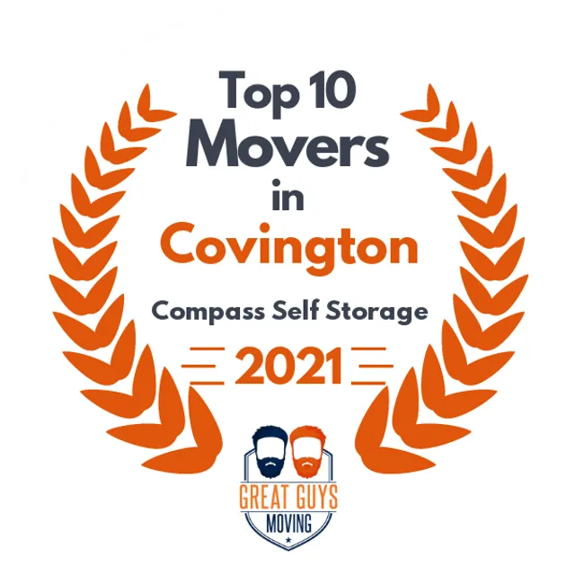 Top 10 Movers in Covington, KY 2021 award