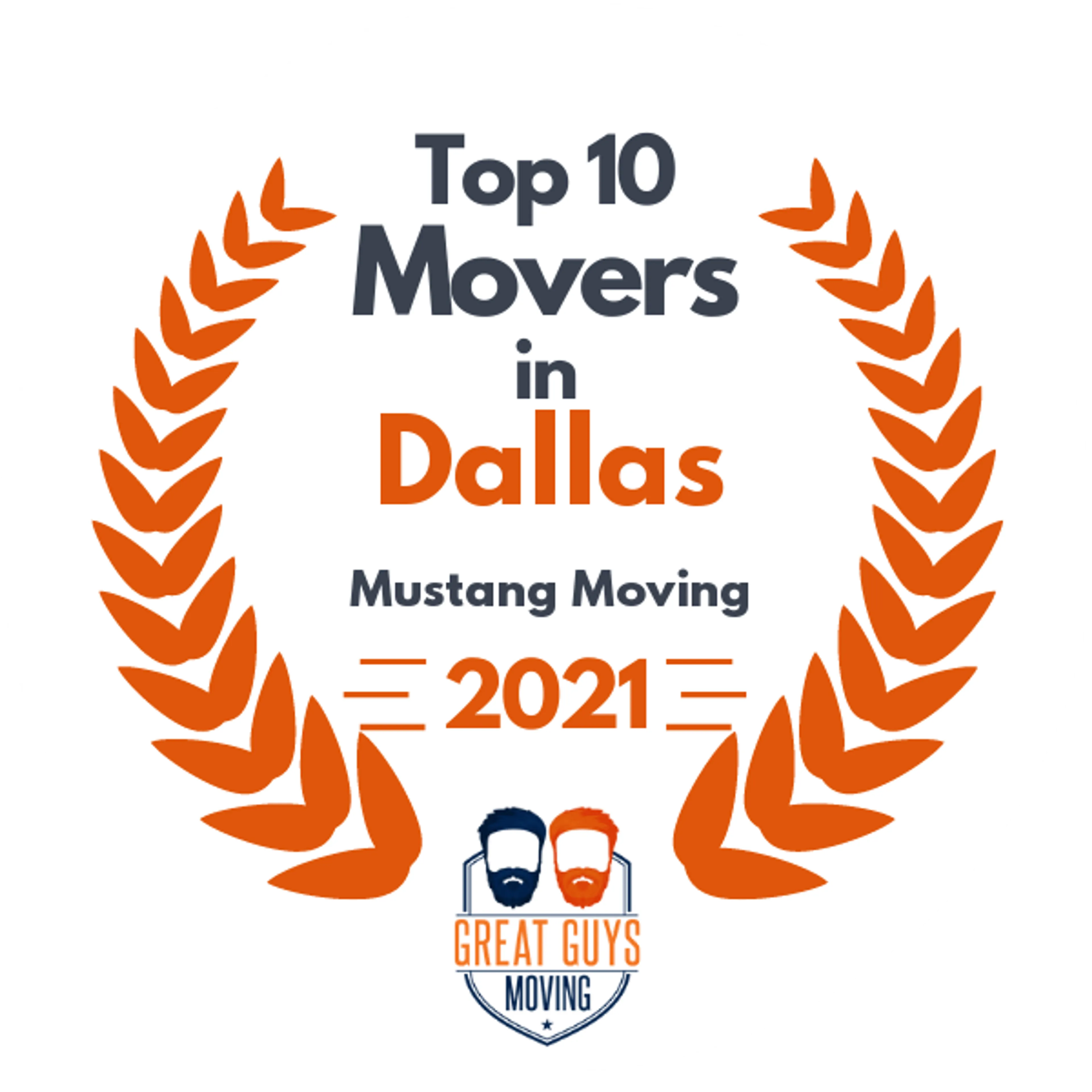 Top 10 Movers in Dallas, TX 2021 award