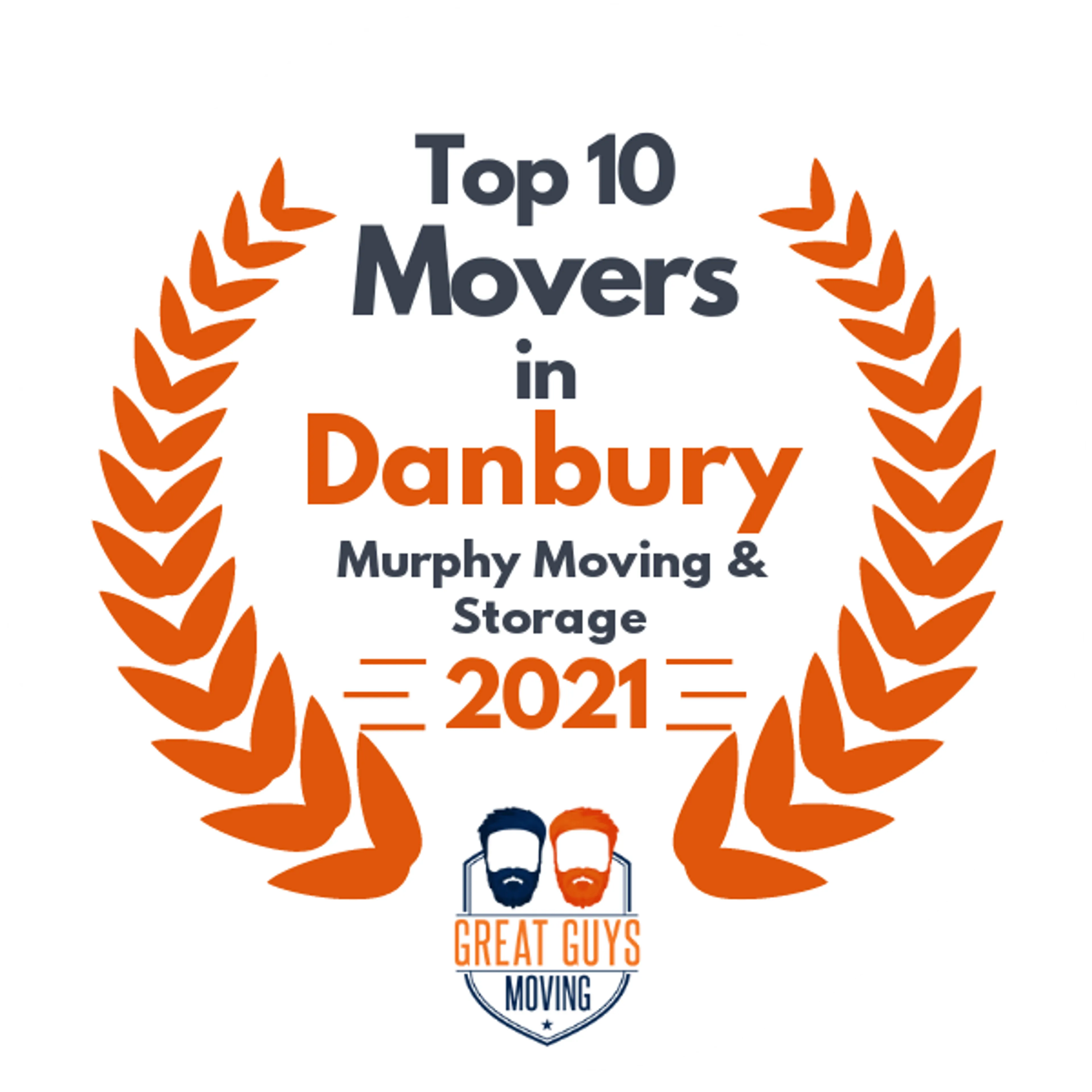 Top 10 Movers in Norwalk, CT 2021 award