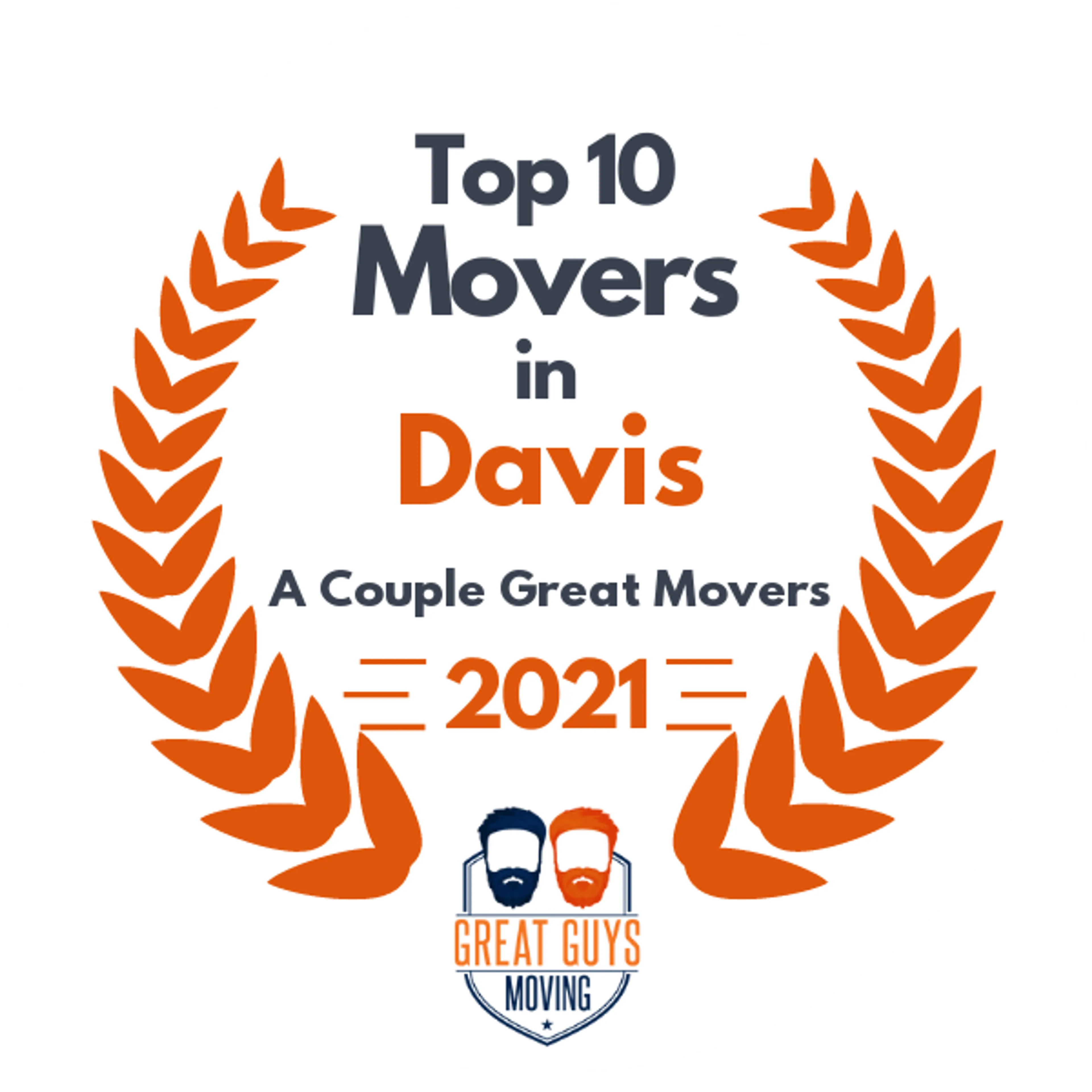 Top 10 Movers in Sacramento, CA 2021 award