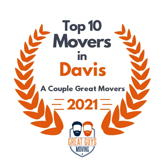 Top 10 Movers in Sacramento, CA 2021 award