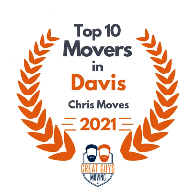 Top 10 Movers in Sacramento, CA 2021 award