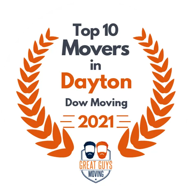 Top 10 Movers in Dayton, OH 2021 award