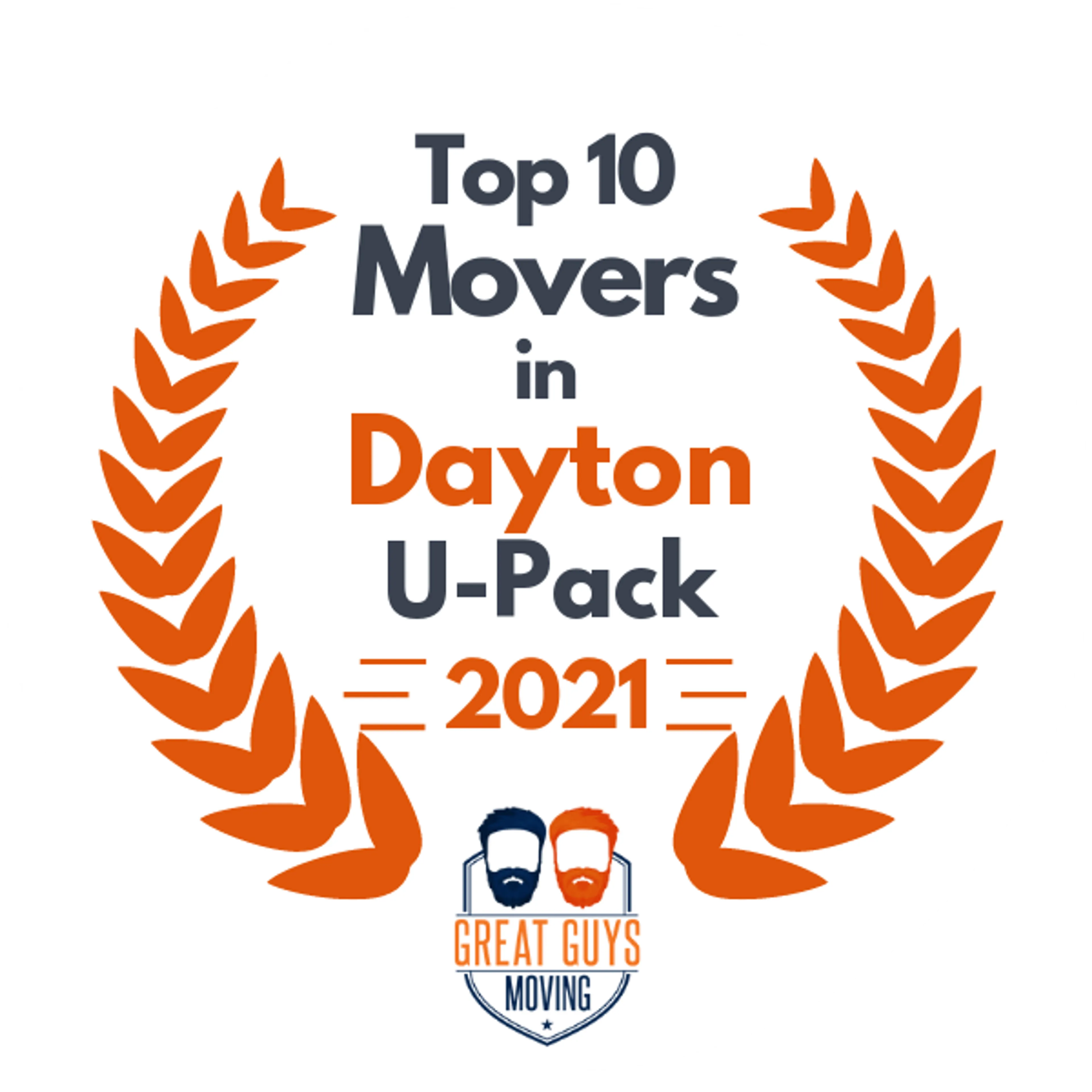Top 10 Movers in Dayton, OH 2021 award