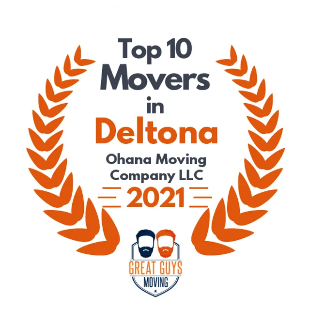 Top 10 Movers in Deltona, FL 2021 award