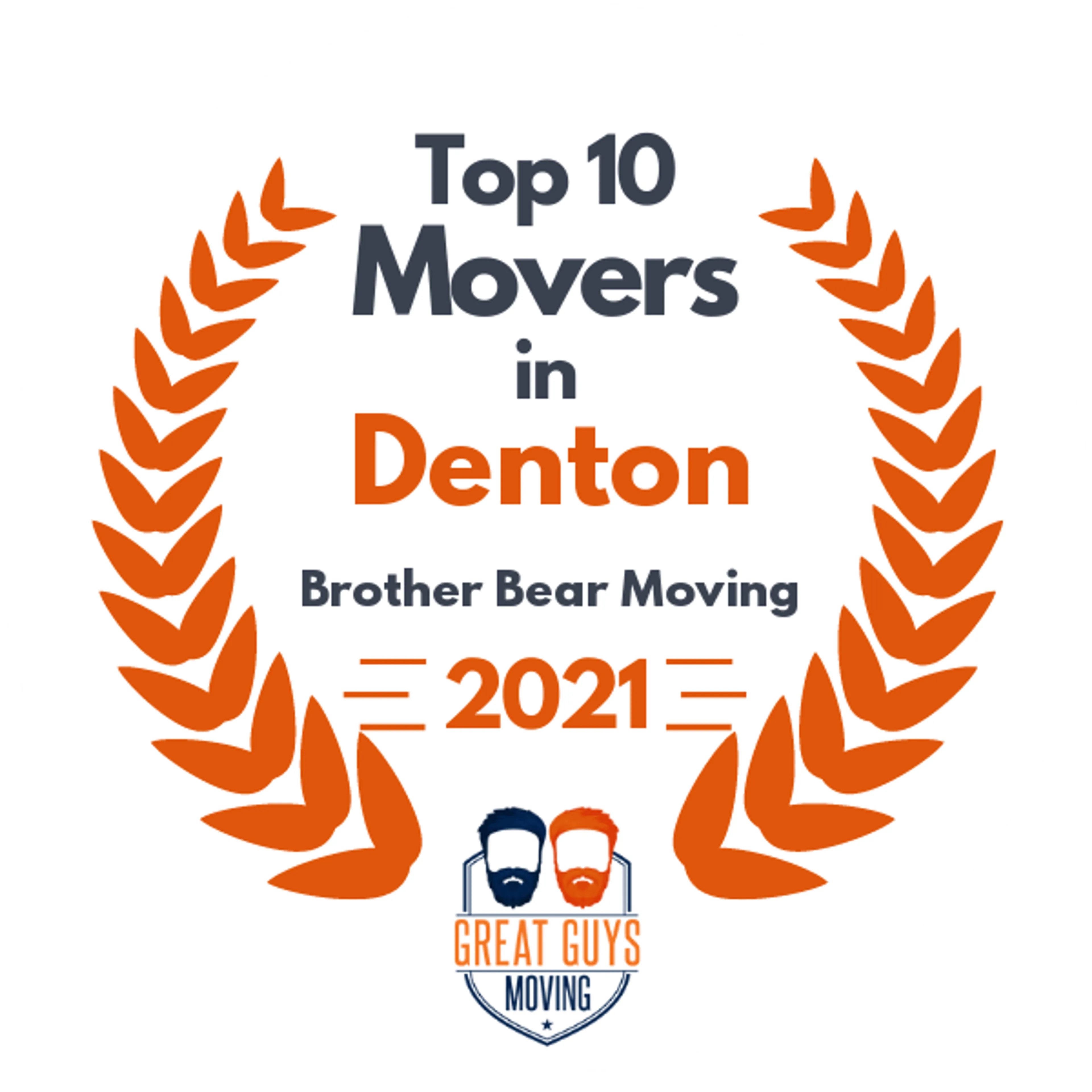 Top 10 Movers in Dallas, TX 2021 award