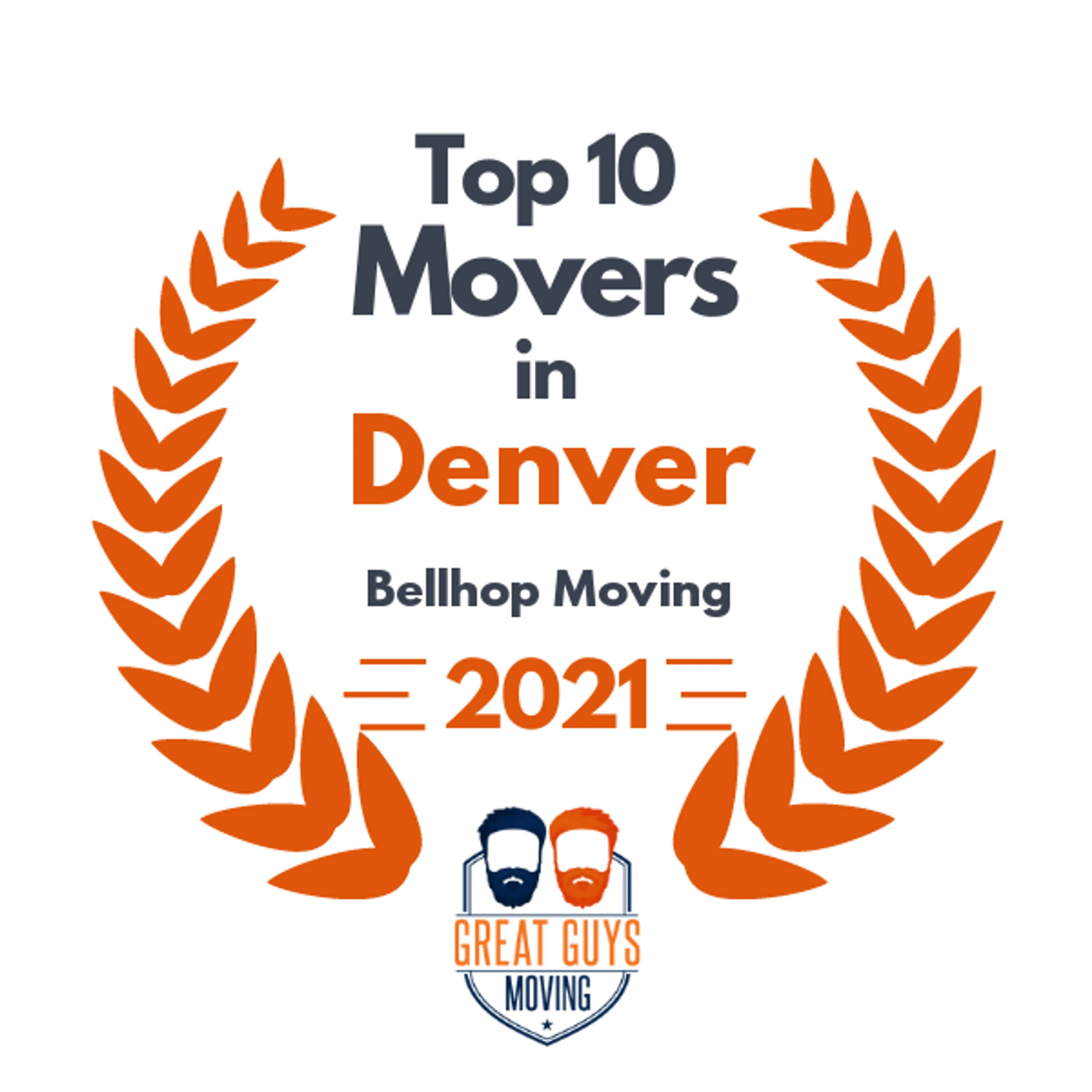 Top 10 Movers in Denver, CO 2021 award