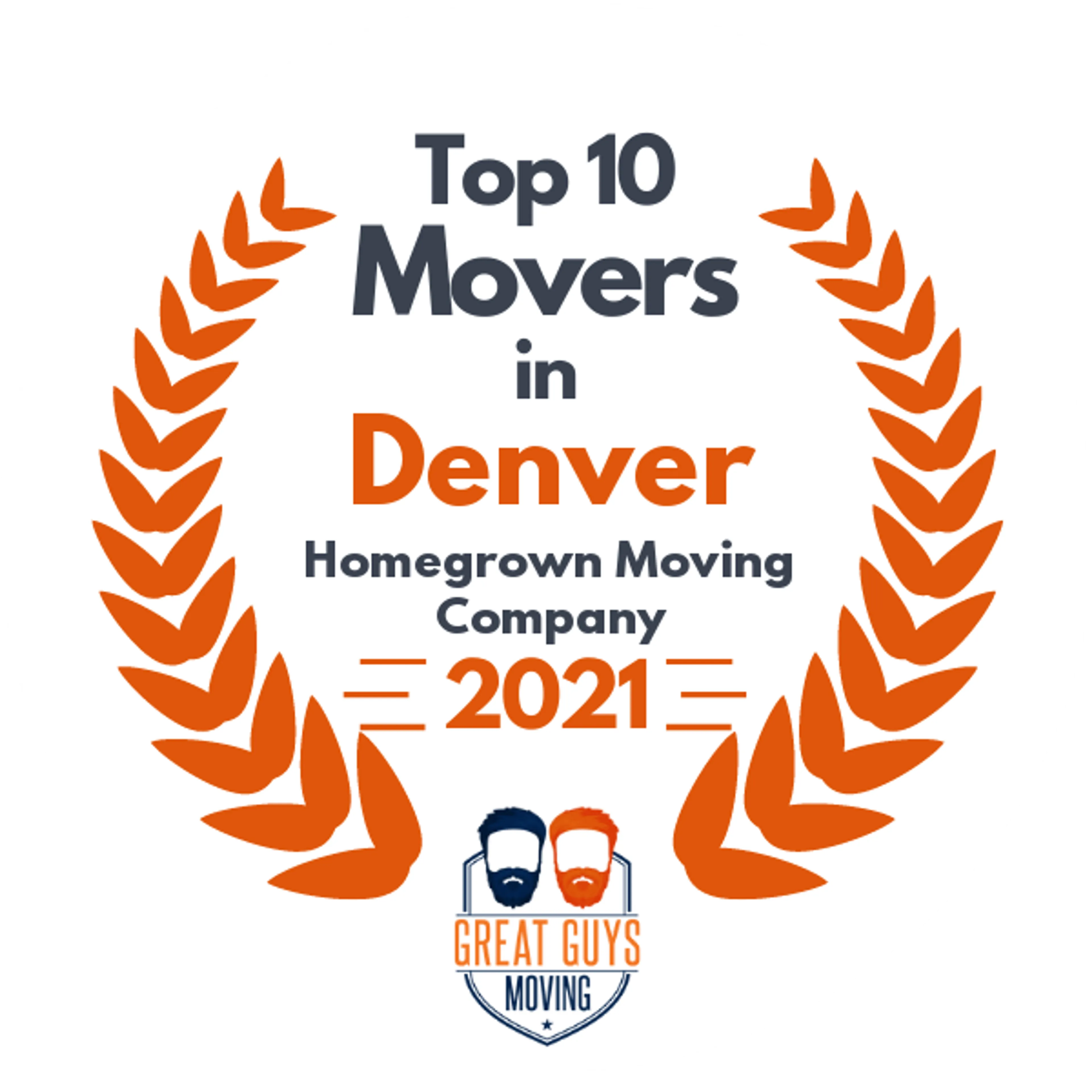 Top 10 Movers in Denver, CO 2021 award