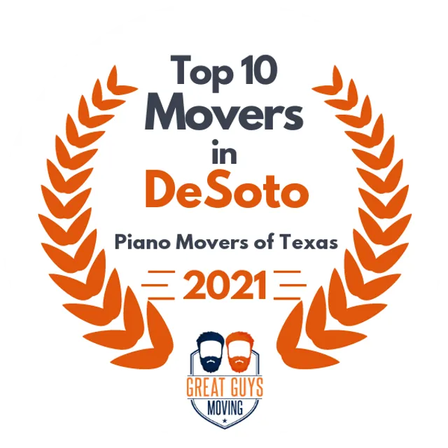 Top 10 Movers in Mansfield, TX 2021 award