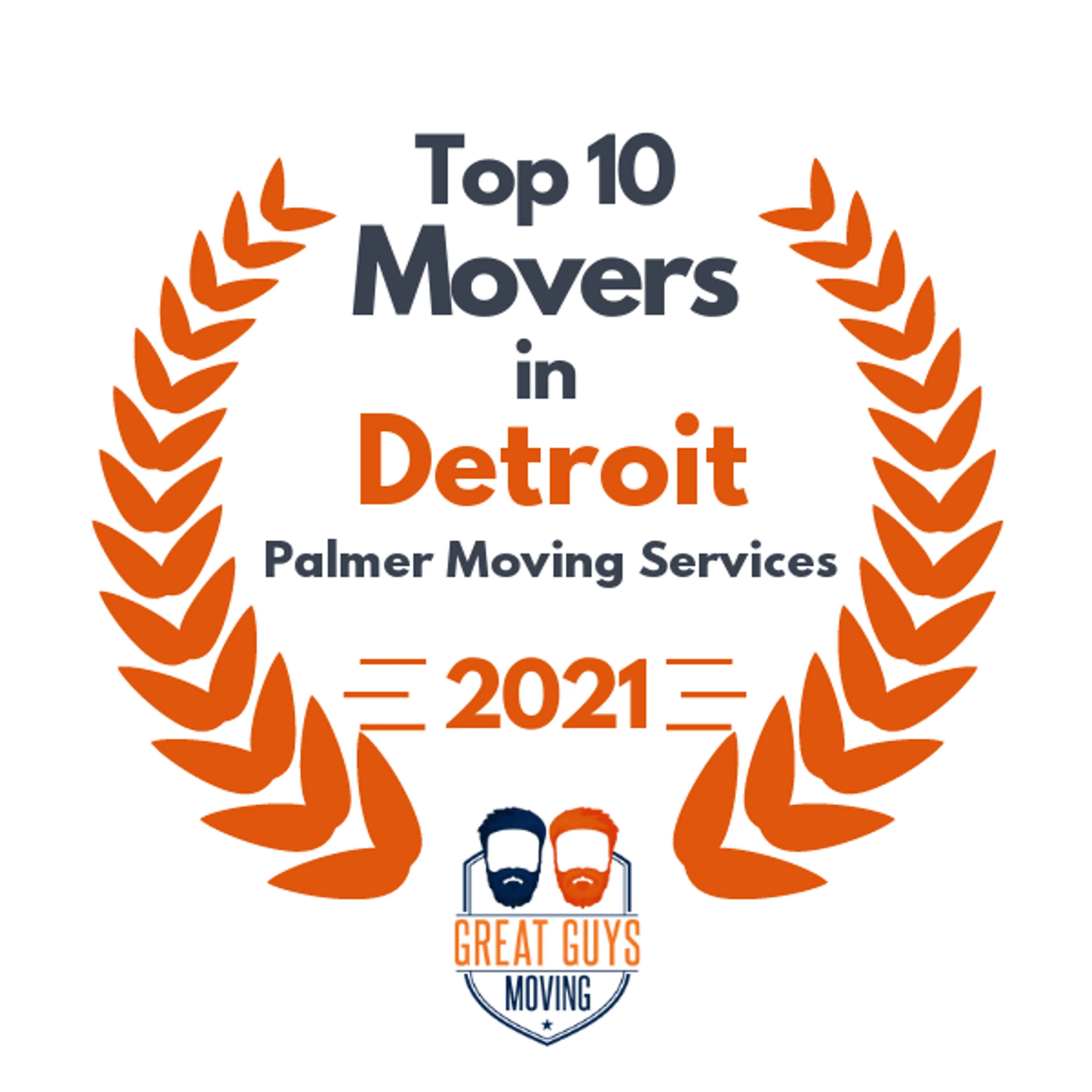 Top 10 Movers in Detroit, MI 2021 award