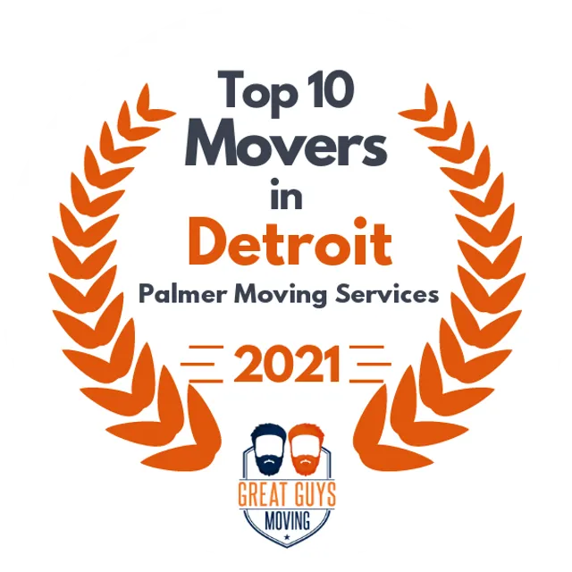 Top 10 Movers in Detroit, MI 2021 award