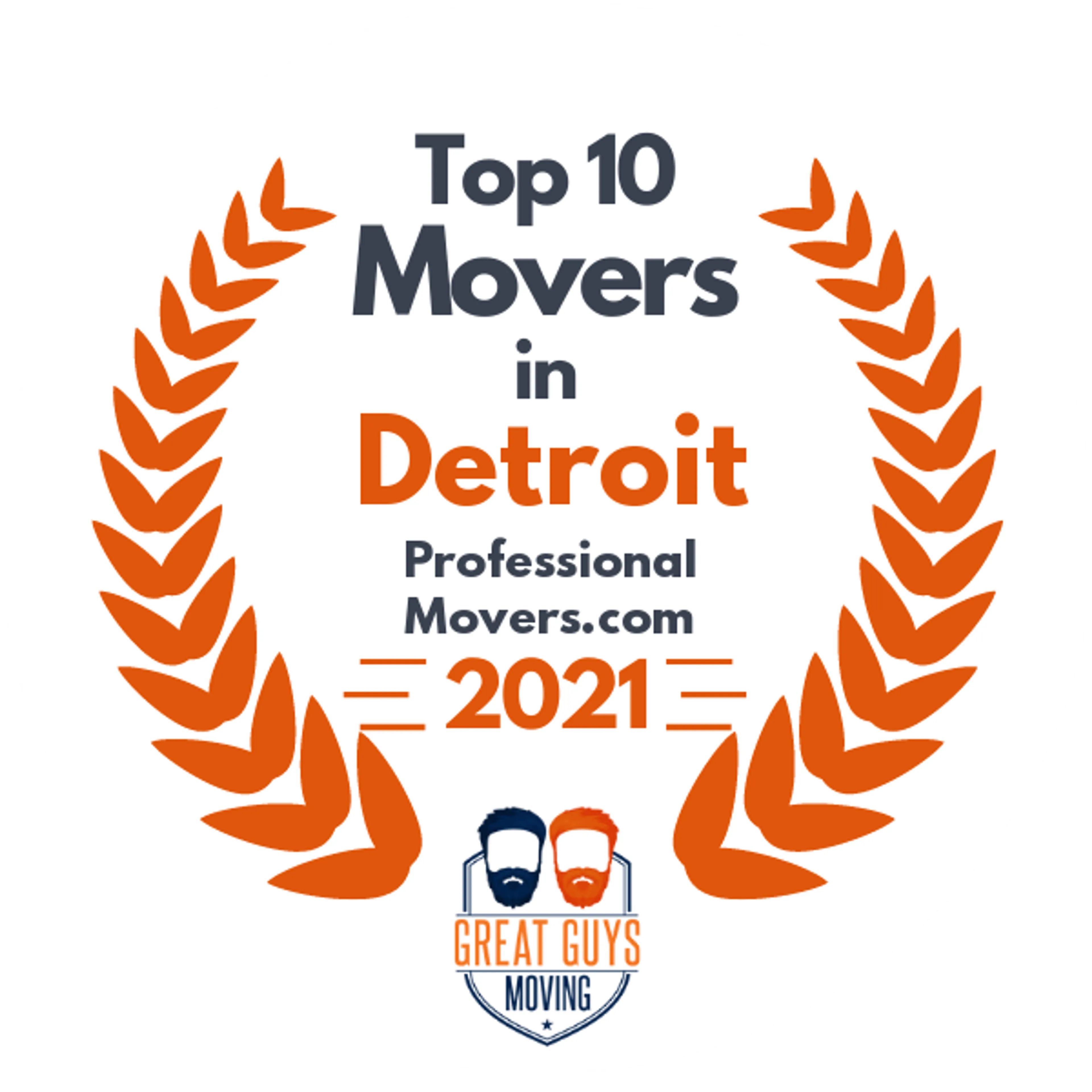 Top 10 Movers in Dearborn, MI 2021 award