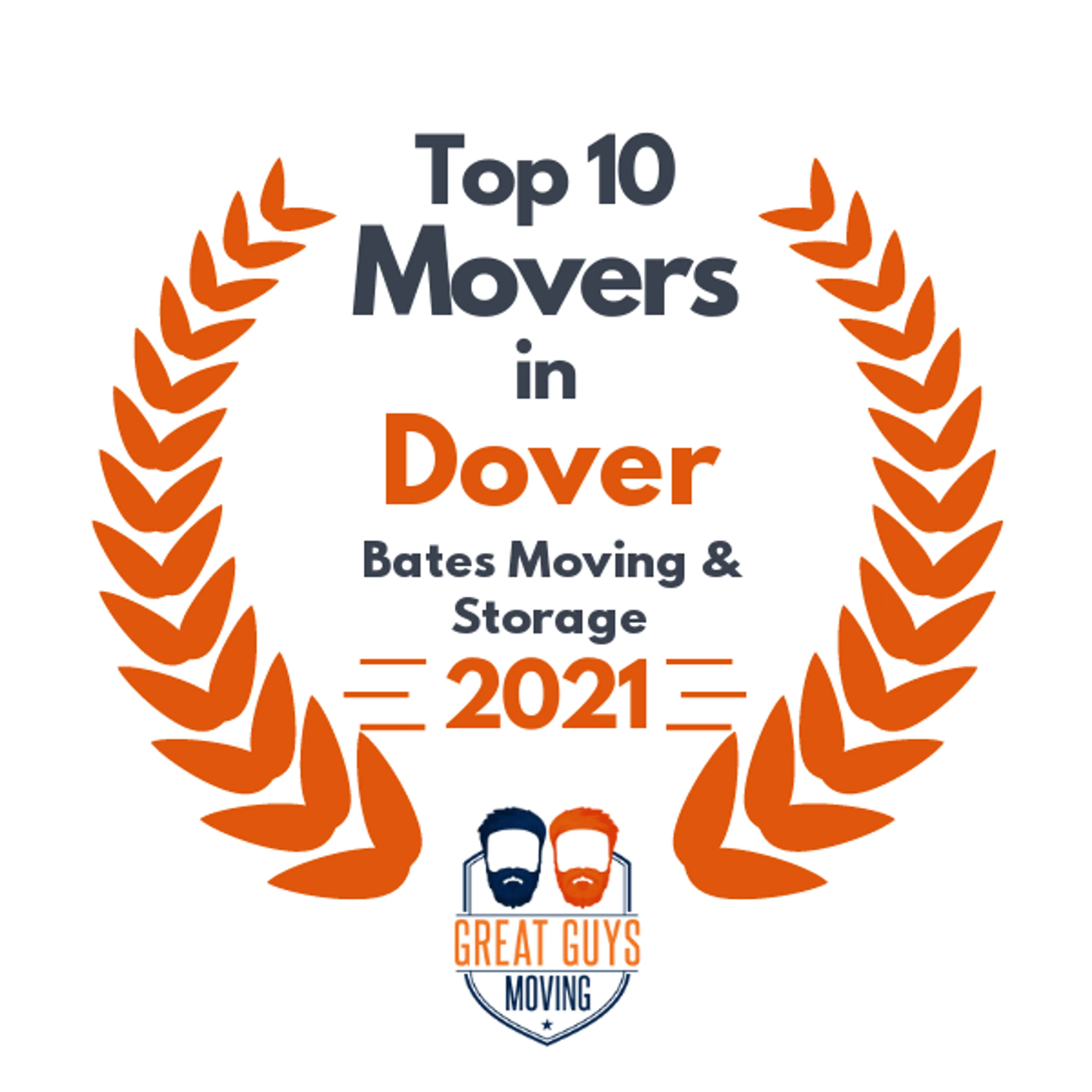 Top 10 Movers in Dover, DE 2021 award