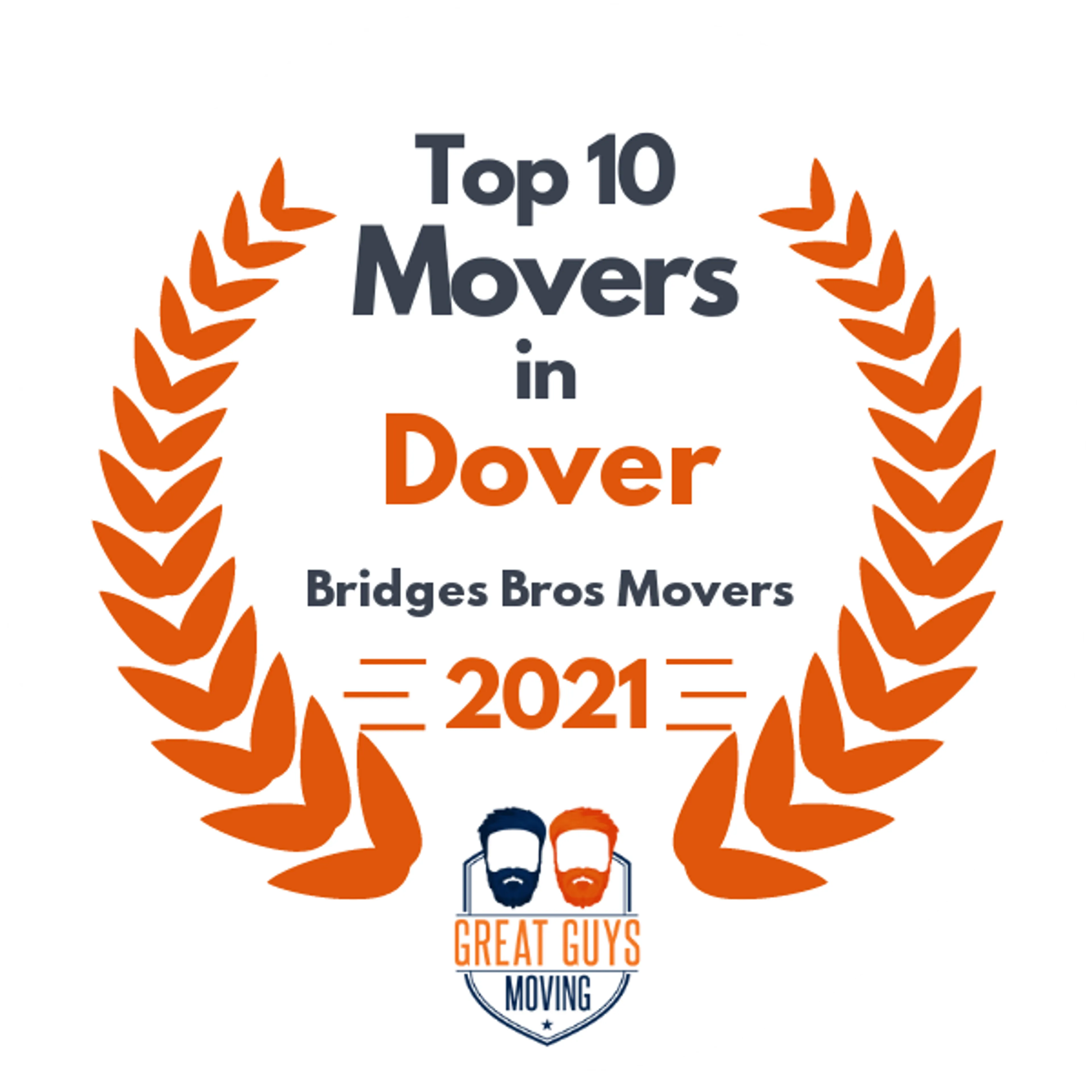 Top 10 Movers in Manchester, NH 2021 award