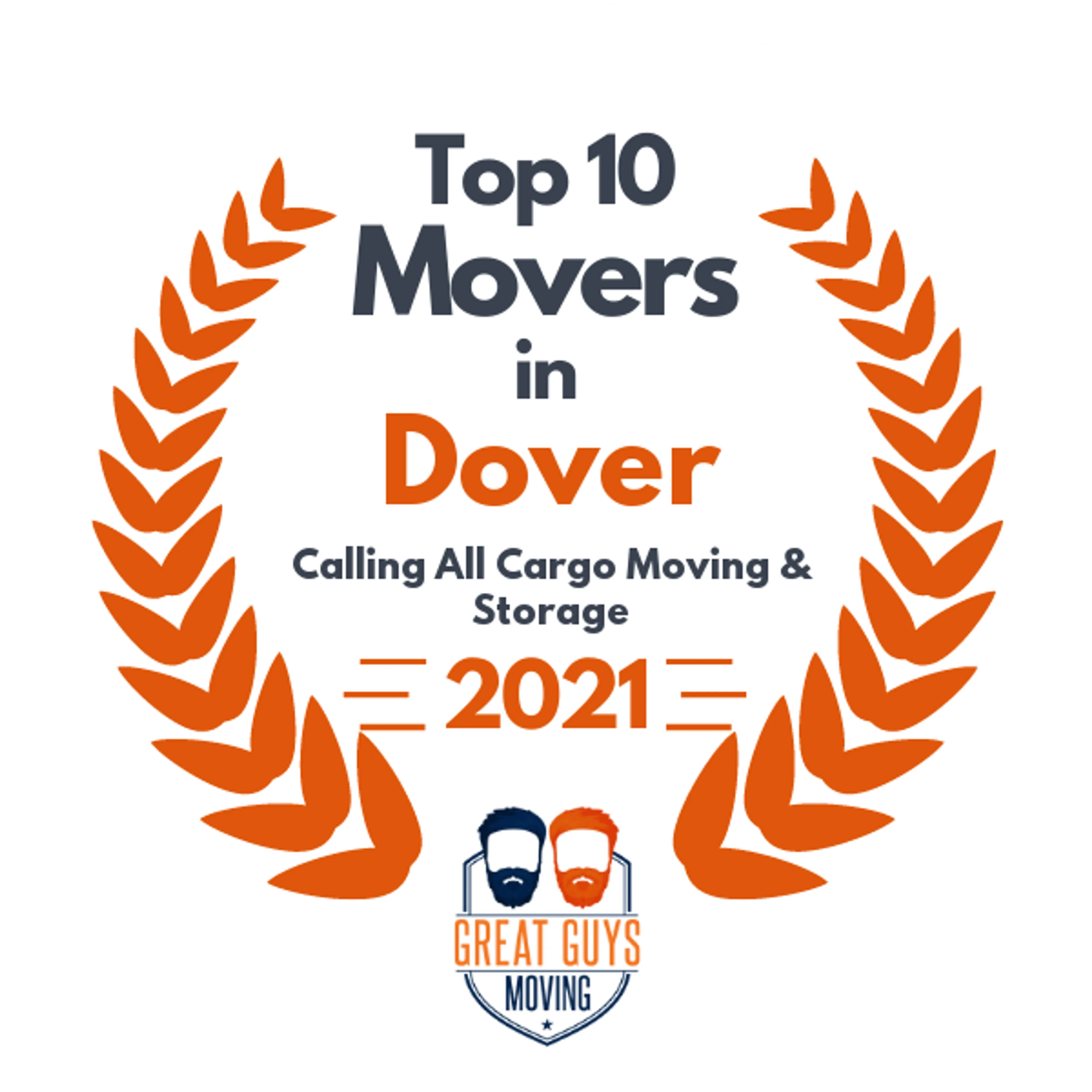 Top 10 Movers in Manchester, NH 2021 award