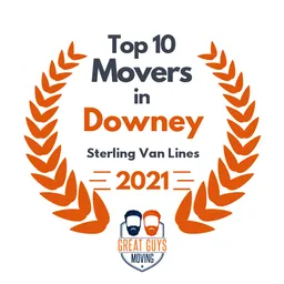 top 10 ranked movers in downey 2021 sterling van lines image