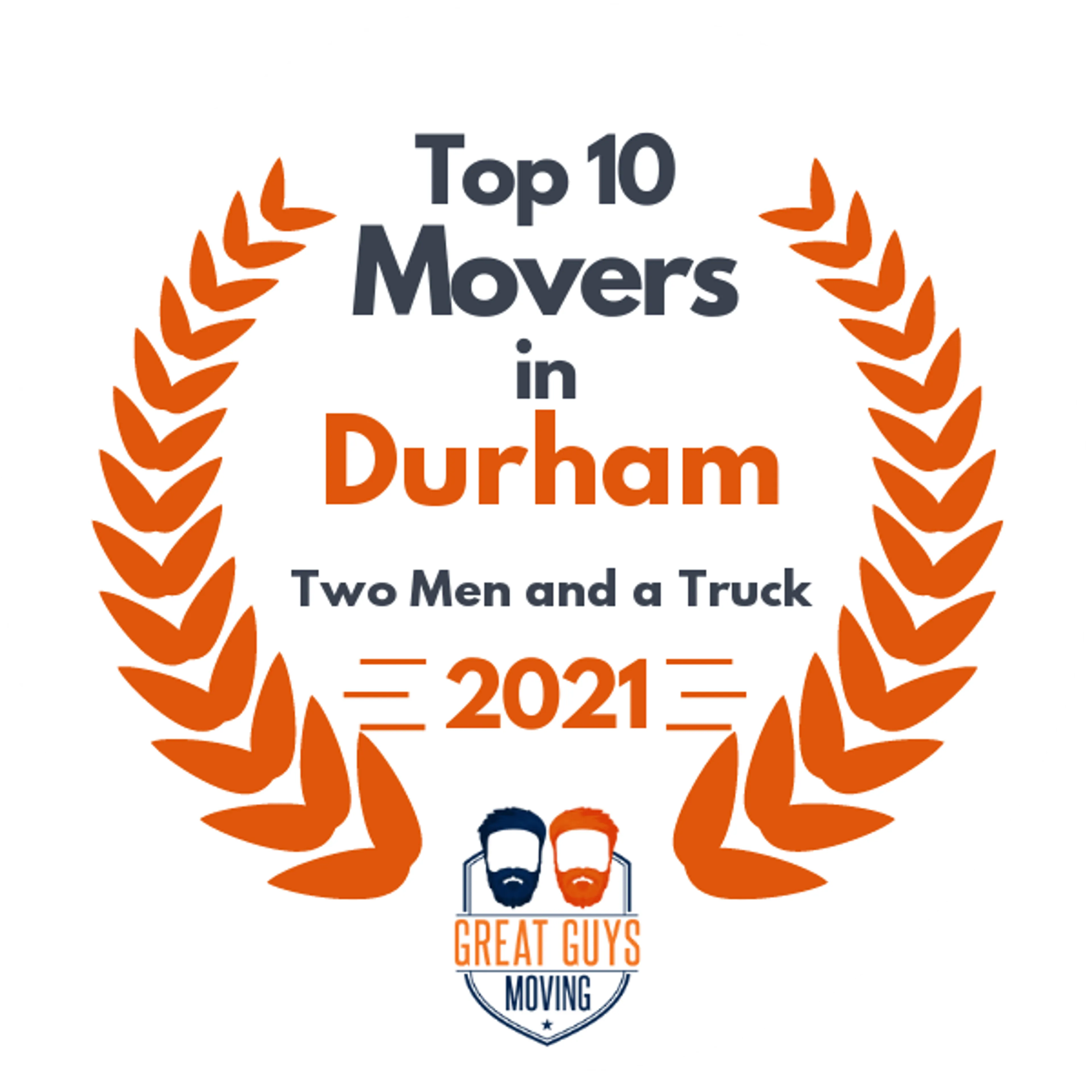 Top 10 Movers in Raleigh, NC 2021 award