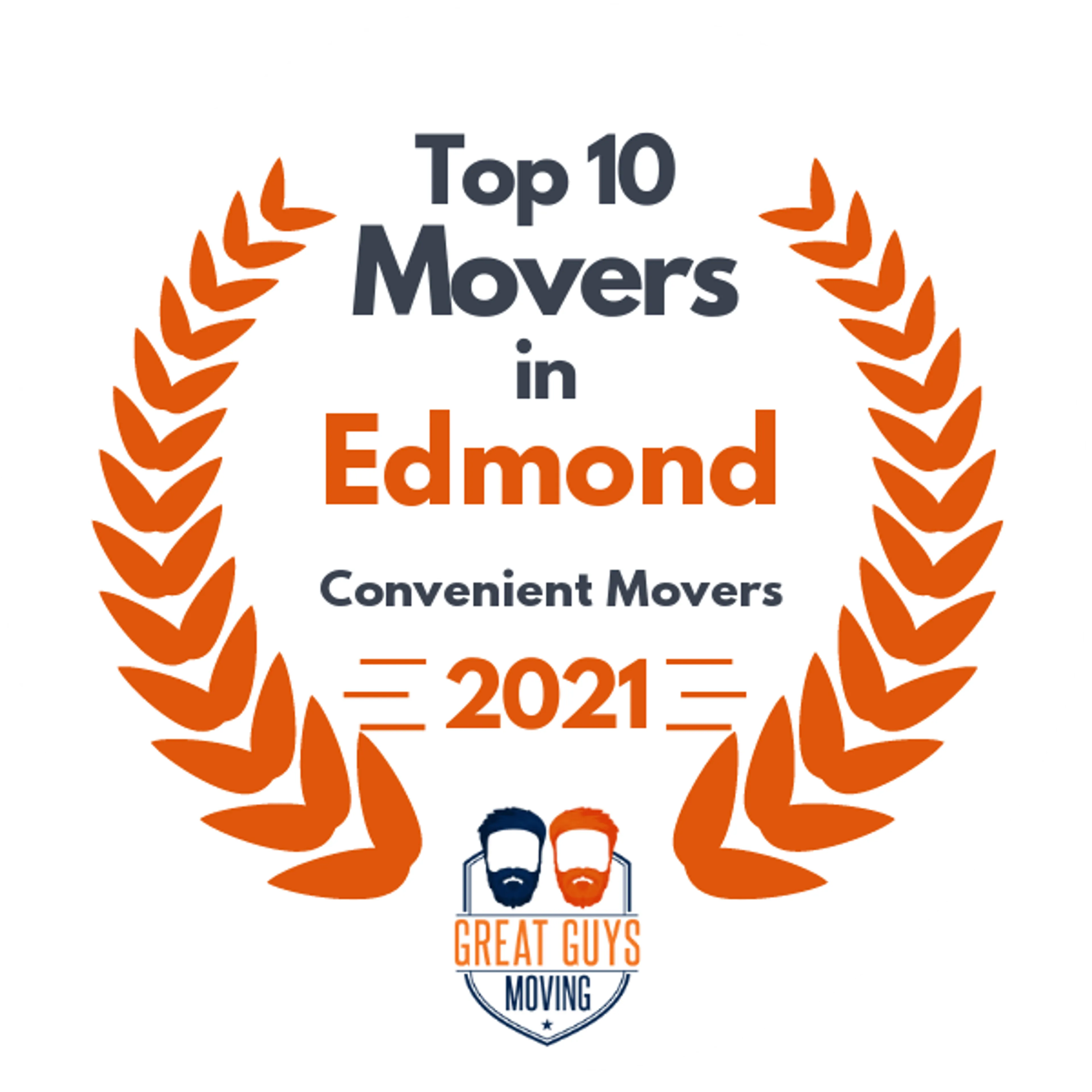 Top 10 Movers in Oklahoma City, OK 2021 award